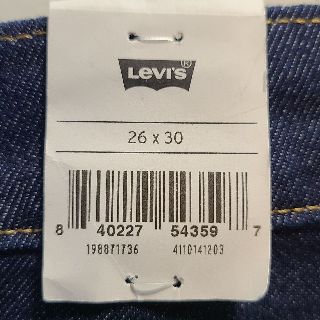 Levi's Levi's BOYFRIEND Tapered Leg Dark Wash Jeans 26 x 30 2658 Size 26" / US 2 / IT 38 - 4 Thumbnail