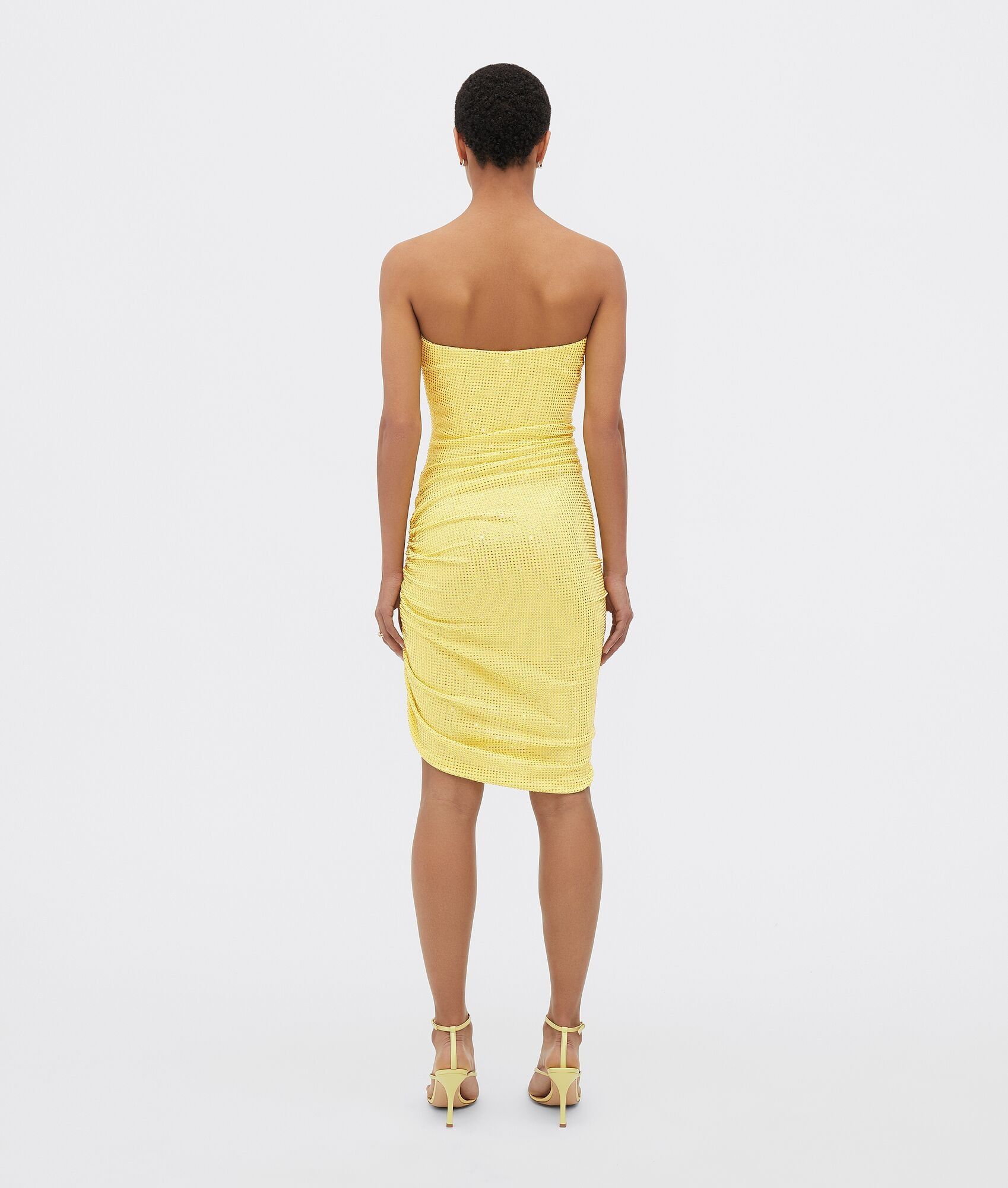 Bottega Veneta o1w1db10825 Dress in Sherbert Size M / US 6-8 / IT 42-44 - 3 Thumbnail