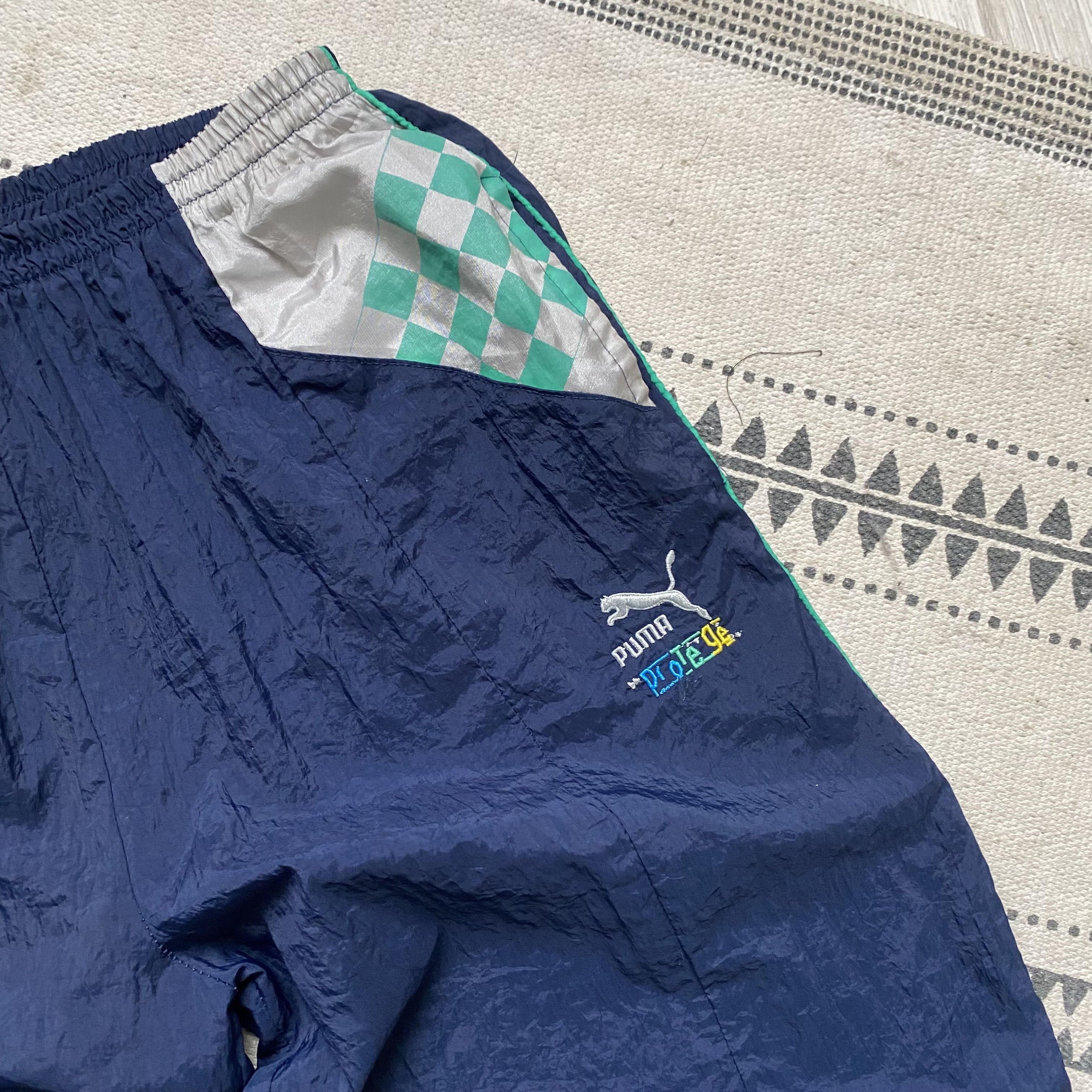 Puma Vintage 80-90s Puma Nylon track Suit streetwear / Nike Umbro Size US XS / EU 42 / 0 - 15 Thumbnail