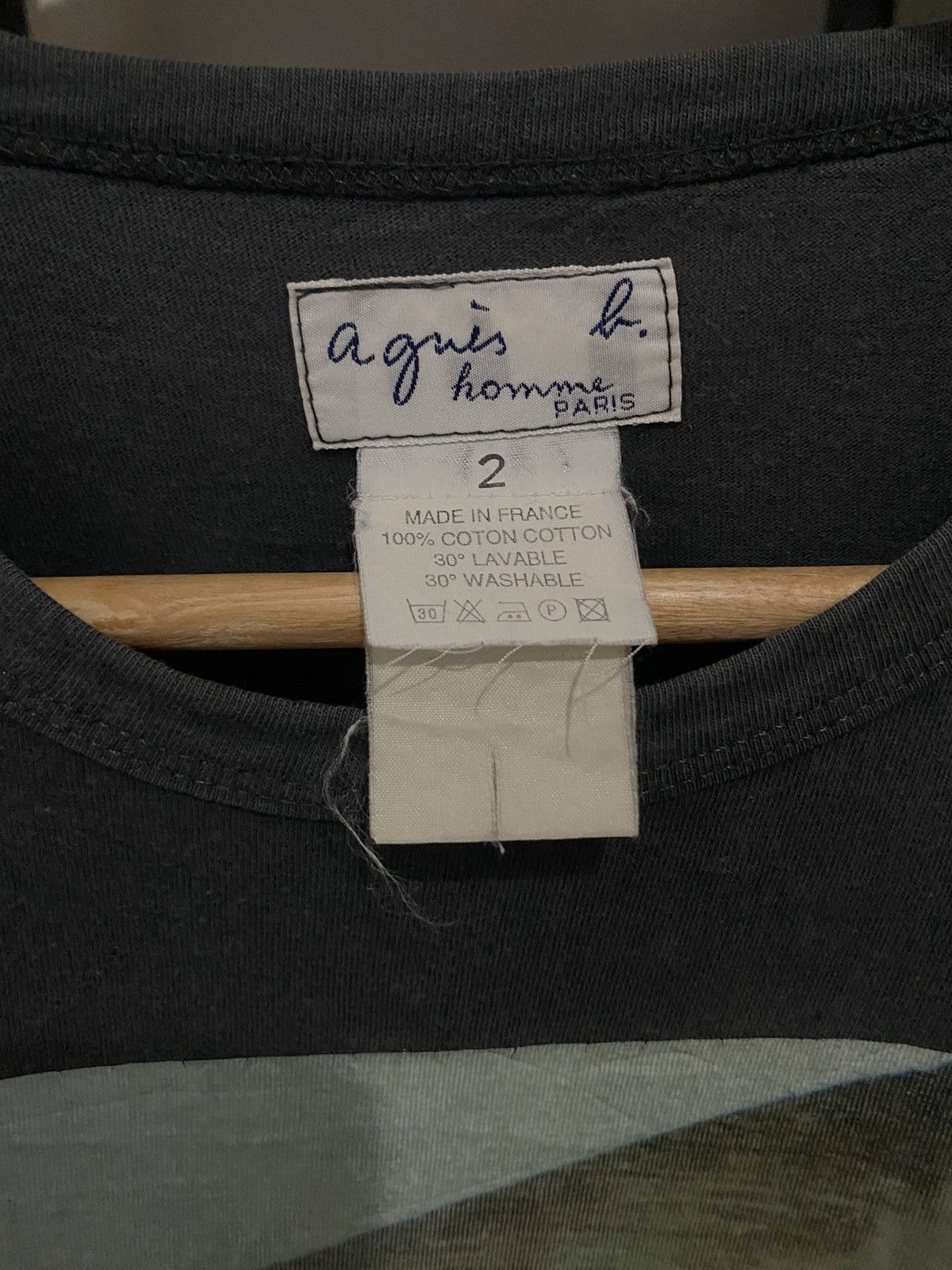 agnes b. Agnes B Homme Paris BEAUX YEUX Photo Tee Size US M / EU 48-50 / 2 - 5 Thumbnail