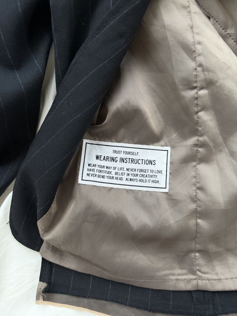Maison MIHARA YASUHIRO FW24 Oversized Pinstripe MMY Black Blazer Size US M / EU 48-50 / 2 - 5 Thumbnail