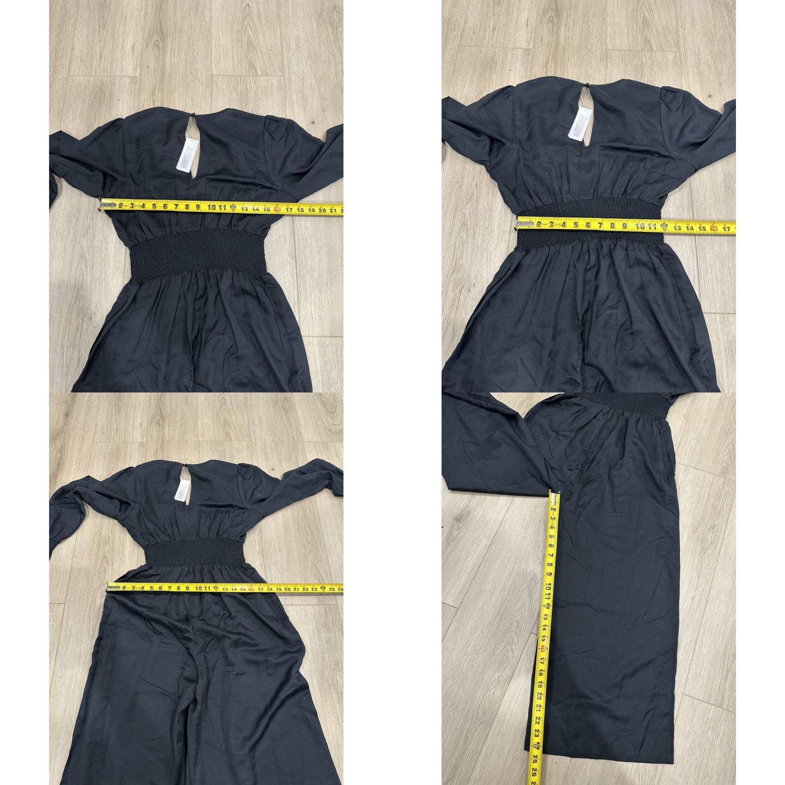 Outerknown NWT Outerknown City Lights Jumpsuit Silk Blend Black size Medium Size 32" / US 10 / IT 46 - 10 Thumbnail