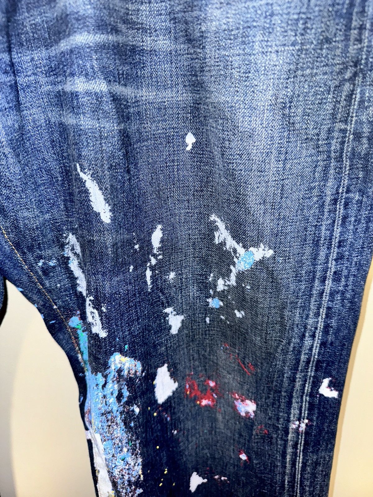 Comme des Garcons × Junya Watanabe × Levi's Levis x Junya Watanabe CDG Man SS17 Paint Splatter Denim Size US 38 / EU 54 - 11 Thumbnail