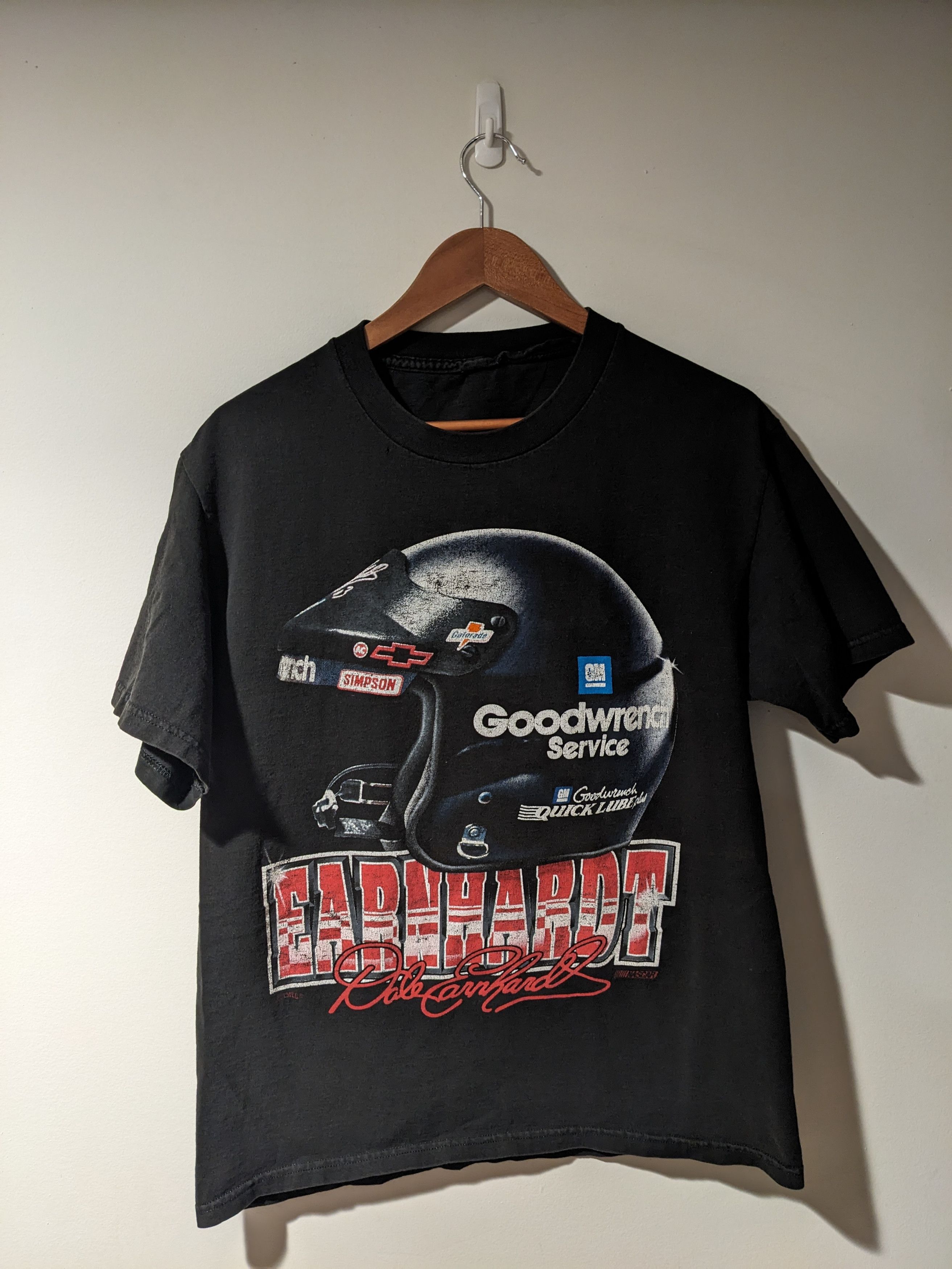 Chase Authentics × NASCAR × Vintage Vintage 90s Dale Earnhardt Goodwrench Service T-Shirt Size US M / EU 48-50 / 2 - 1 Thumbnail