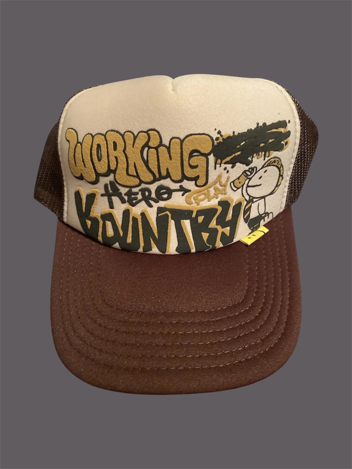 KAPITAL キャピタルWORKING HERO KOUNTRY キャップ Kapital KOUNTRY RACER Truck Cap BE x BRWN - Made in Japan