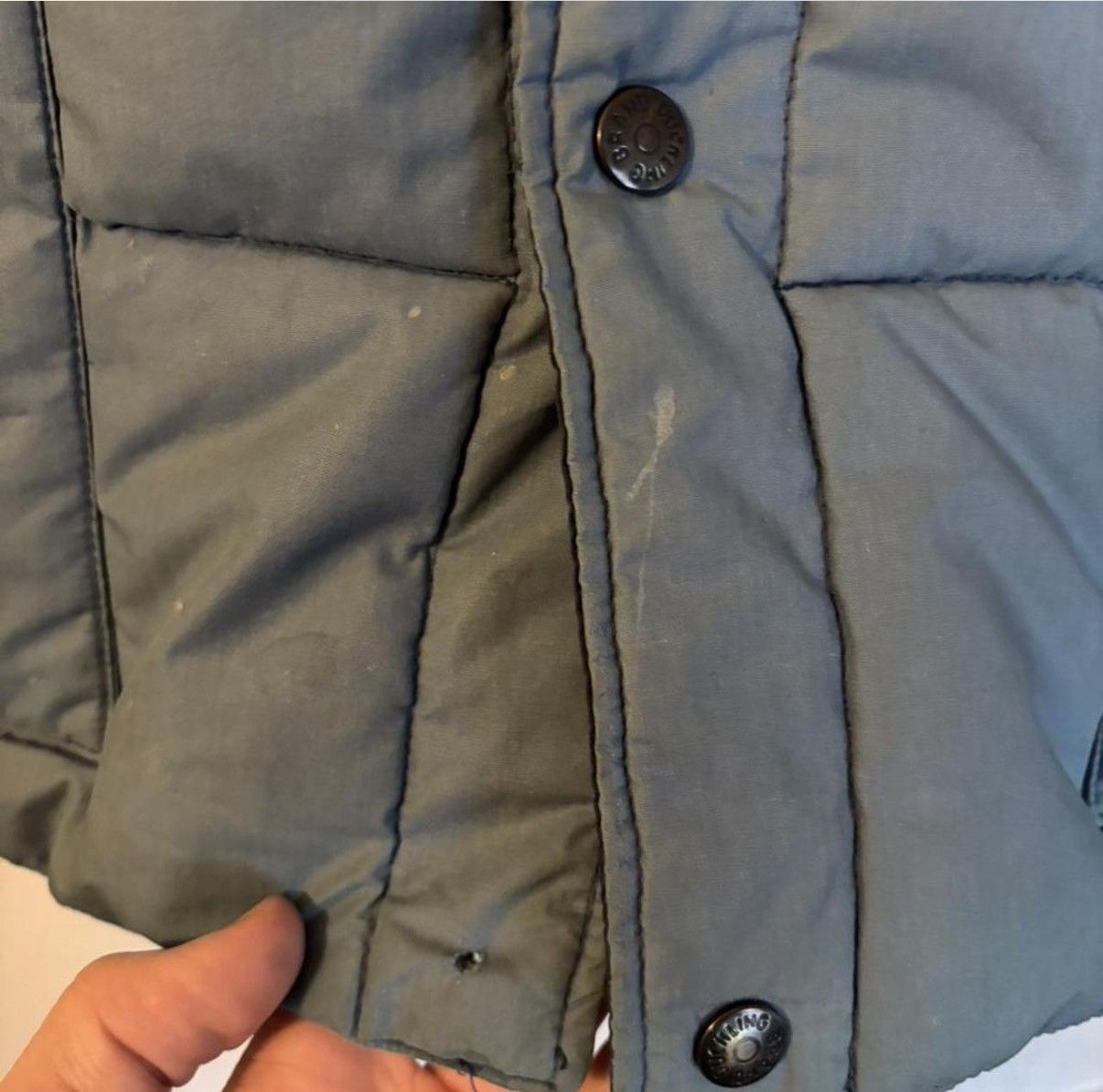 Vintage Vintage 90s Japanese blue puffer vest Size US L / EU 52-54 / 3 - 2 Thumbnail