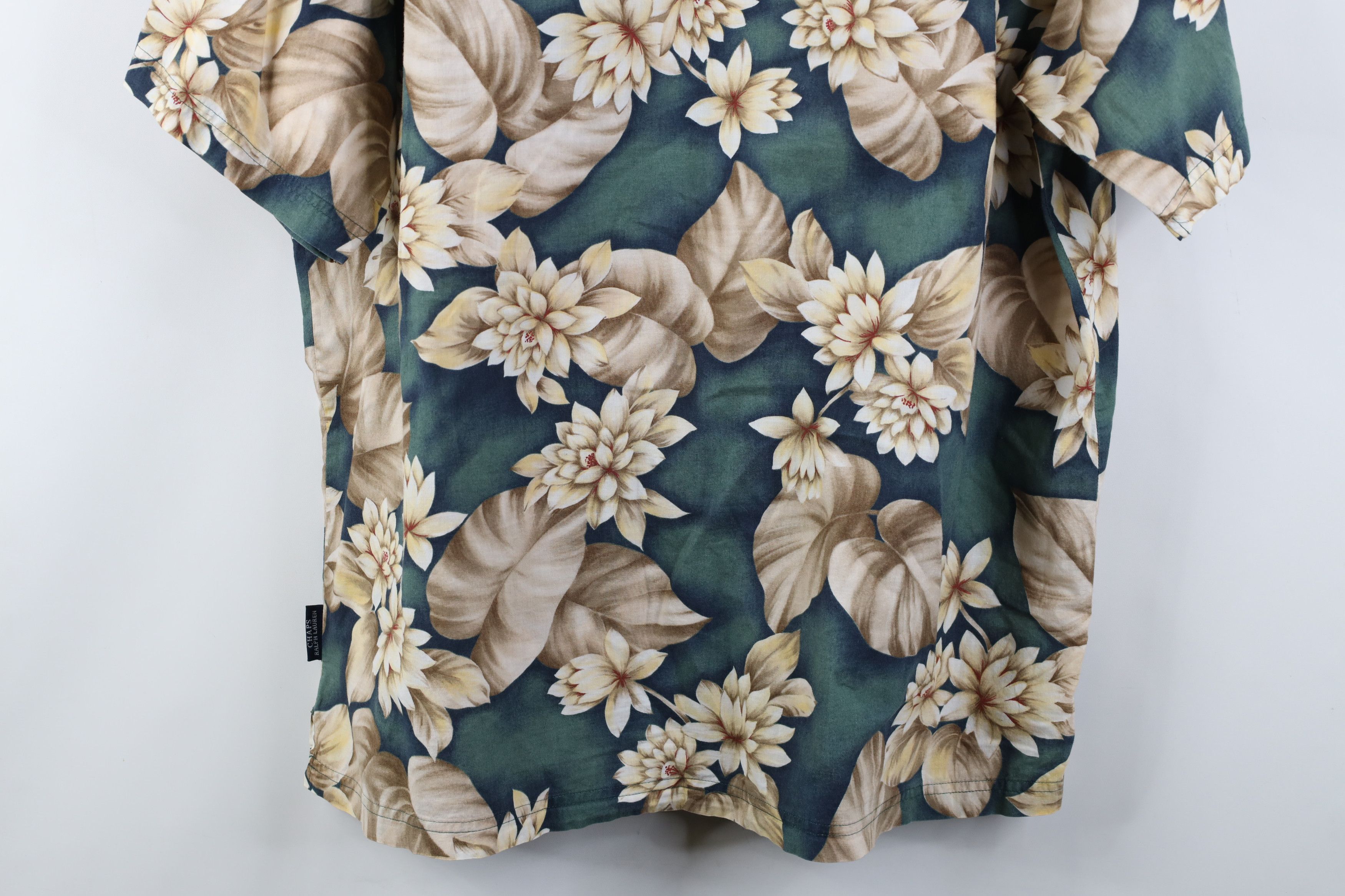 Ralph Lauren Vintage 90s Chaps Ralph Lauren Collar Hawaiian Button Shirt Size US L / EU 52-54 / 3 - 13 Thumbnail
