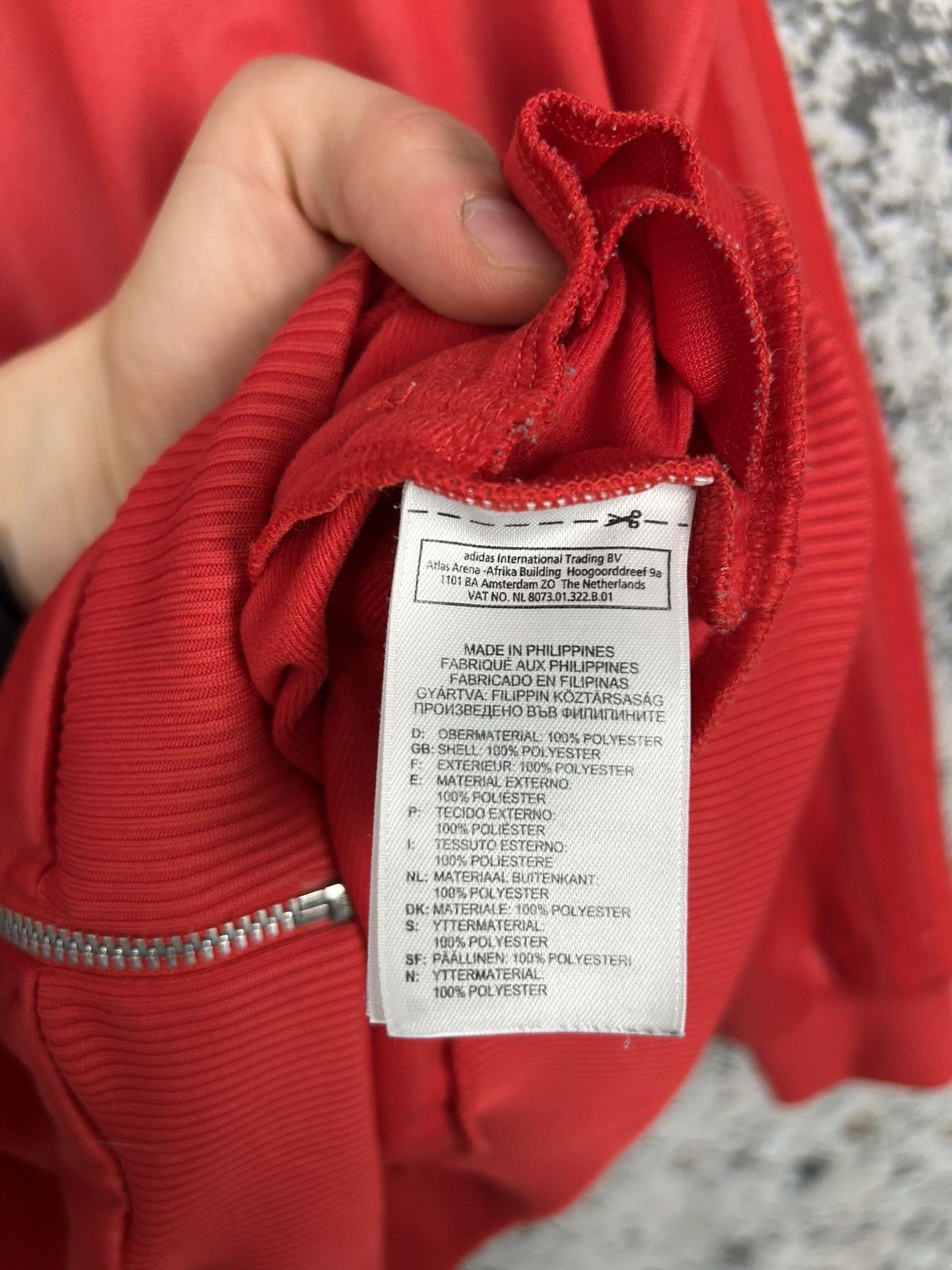 Adidas Vintage Adidas Chile62 Red Tracksuit Sweatshirt Steetwear Size US L / EU 52-54 / 3 - 8 Thumbnail