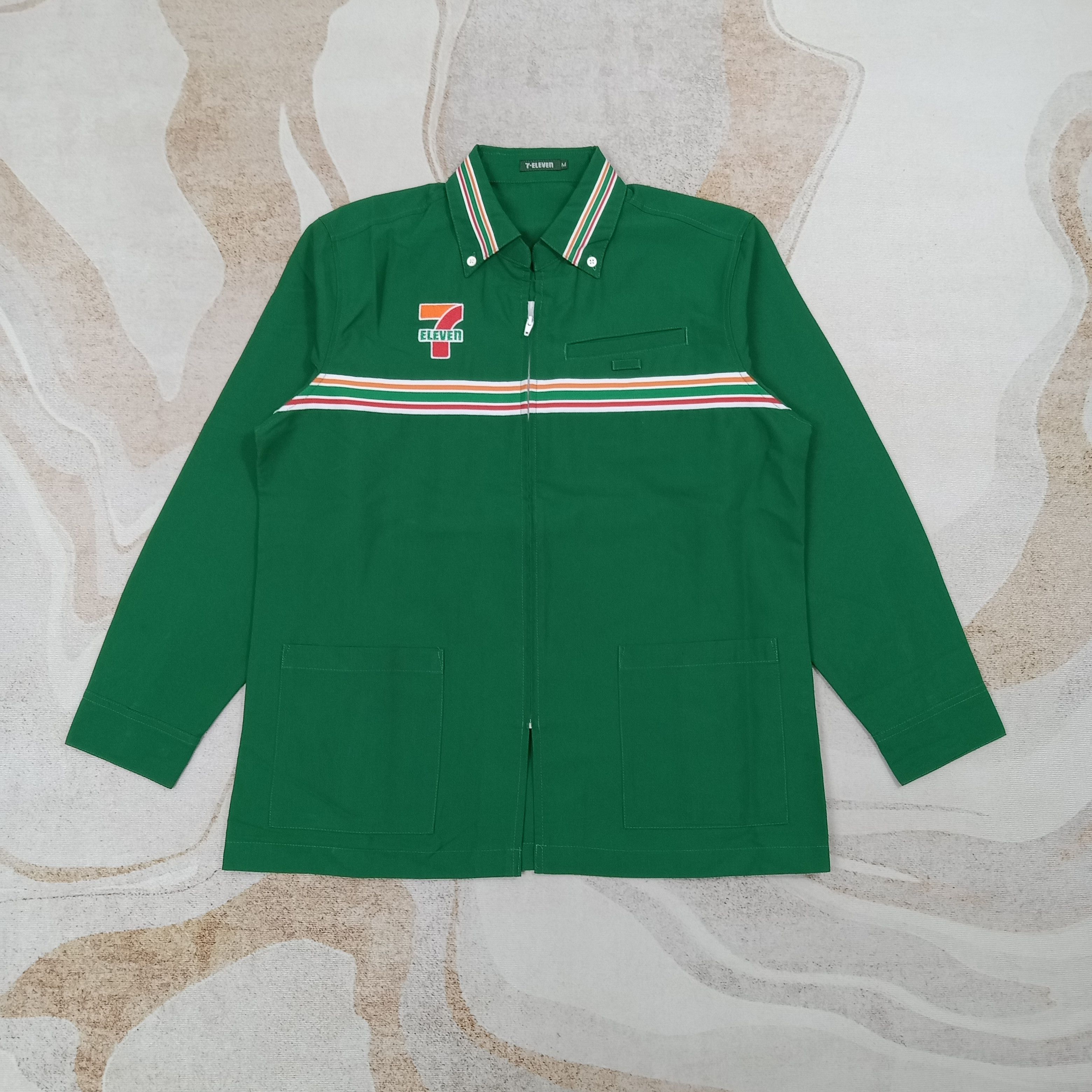 Japanese Brand 7 Eleven Japanese Workwear Jacket C267N48 Size US M / EU 48-50 / 2 - 1 Thumbnail