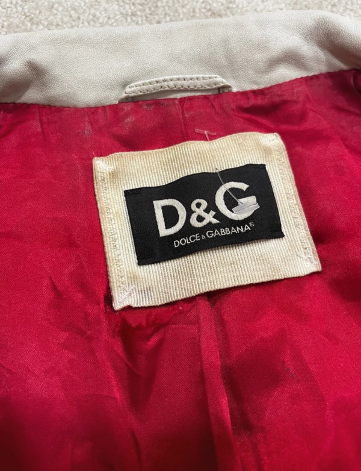 Dolce & Gabbana Dolce & Gabbana Leather Moto Biker Jacket with Buckle Size S / US 4 / IT 40 - 10 Thumbnail