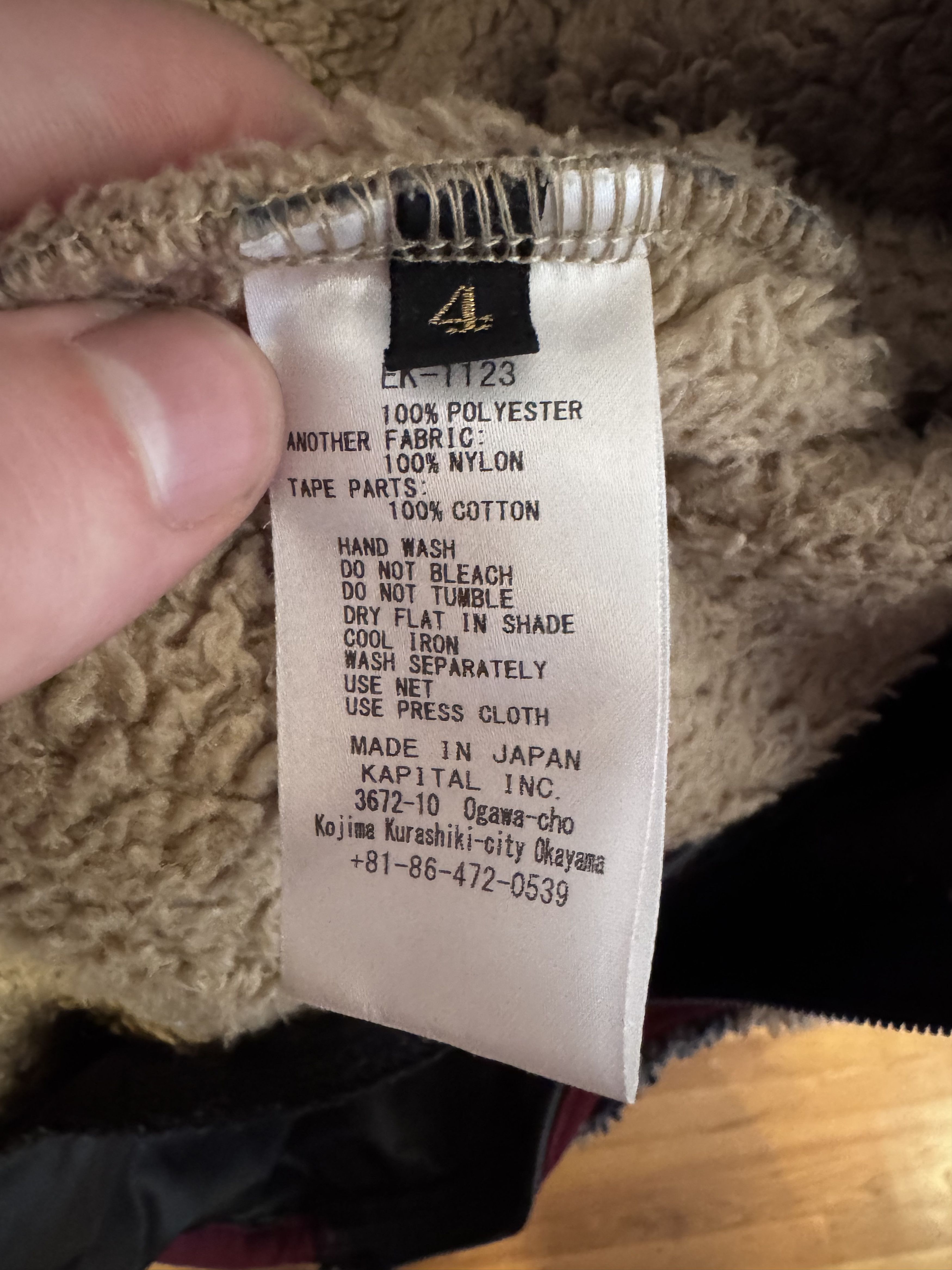 Kapital Kapital Damask Fleece Virgin Mary Size 4 Size US L / EU 52-54 / 3 - 7 Thumbnail