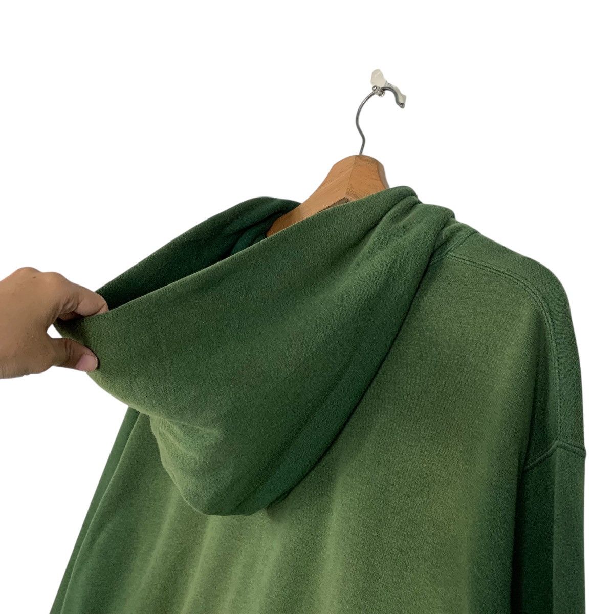 Lee Lee Small Logo Pullover Green Hoodie Size US L / EU 52-54 / 3 - 9 Thumbnail