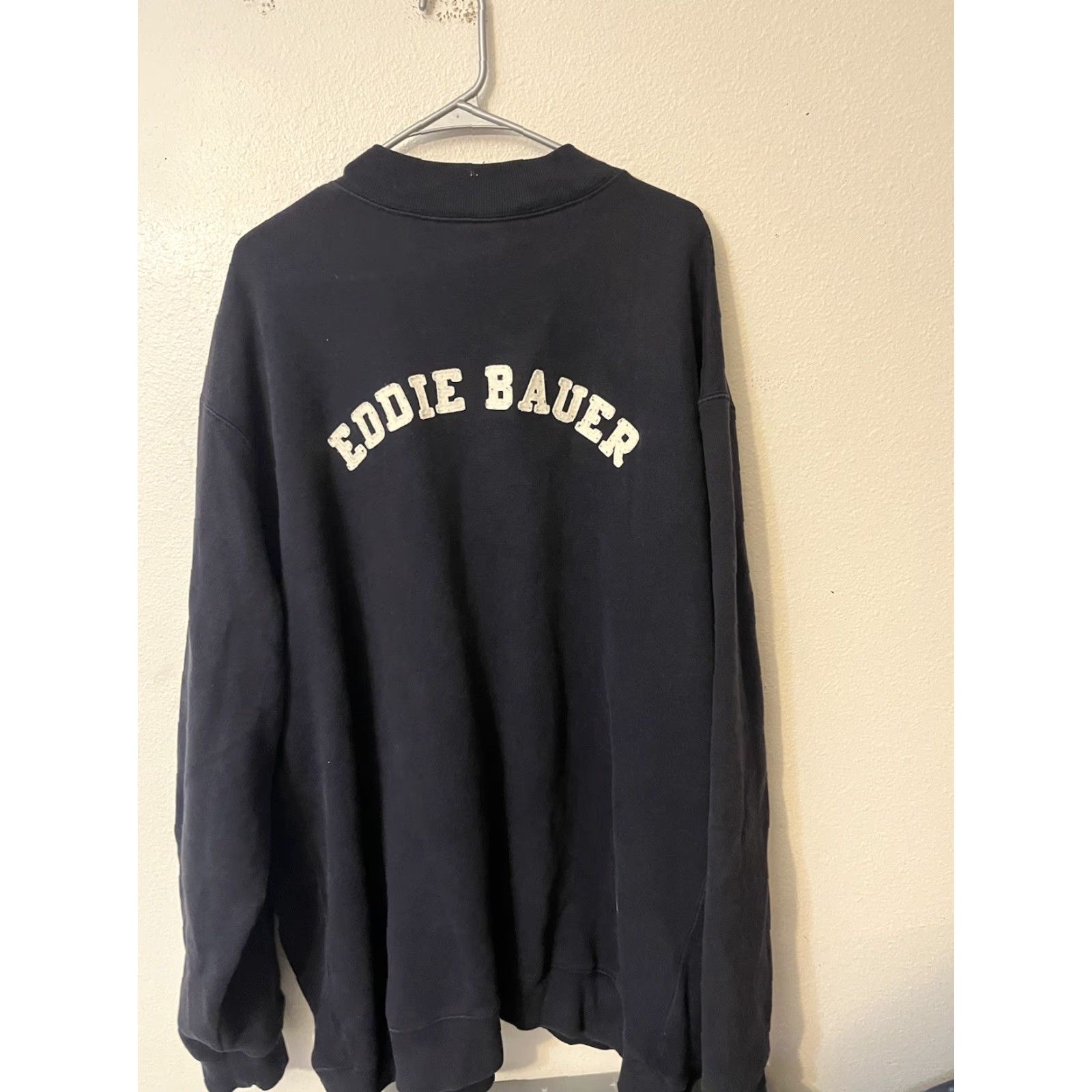 Eddie Bauer VINTAGE Eddie Bauer Sweatshirt Jacket 90s Seattle Sport Shop Black 3XLT Mens Big & Tall Cotton Sweatshirt Jacket 90s Mens/Unisex Adults Size US XXL / EU 58 / 5 - 5 Thumbnail