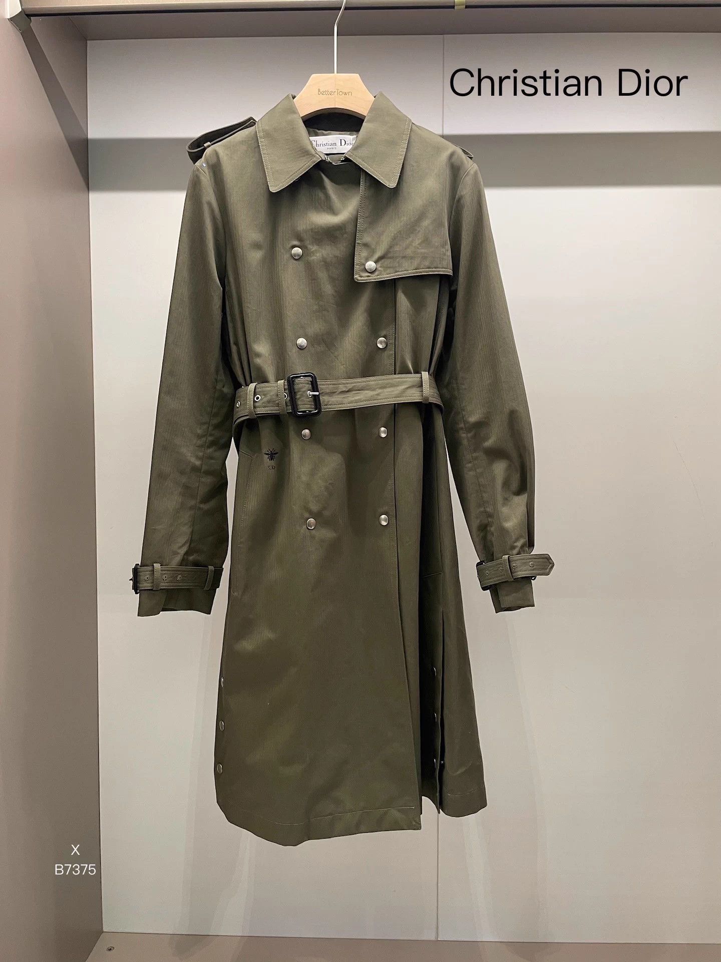 Other CD military green cotton long coat Size F40 Size M / US 6-8 / IT 42-44 - 1 Thumbnail