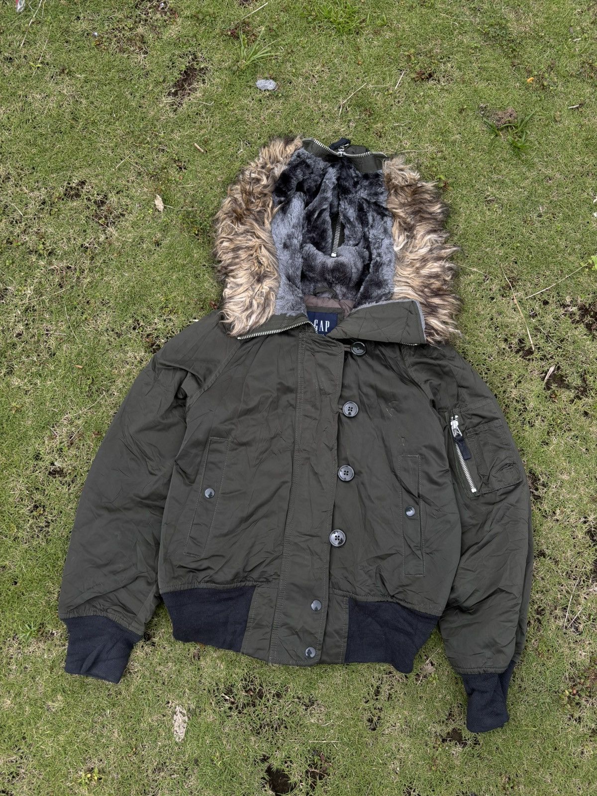 If Six Was Nine If six was nine gap n2b fur jacket Size US S / EU 44-46 / 1 - 2 Thumbnail