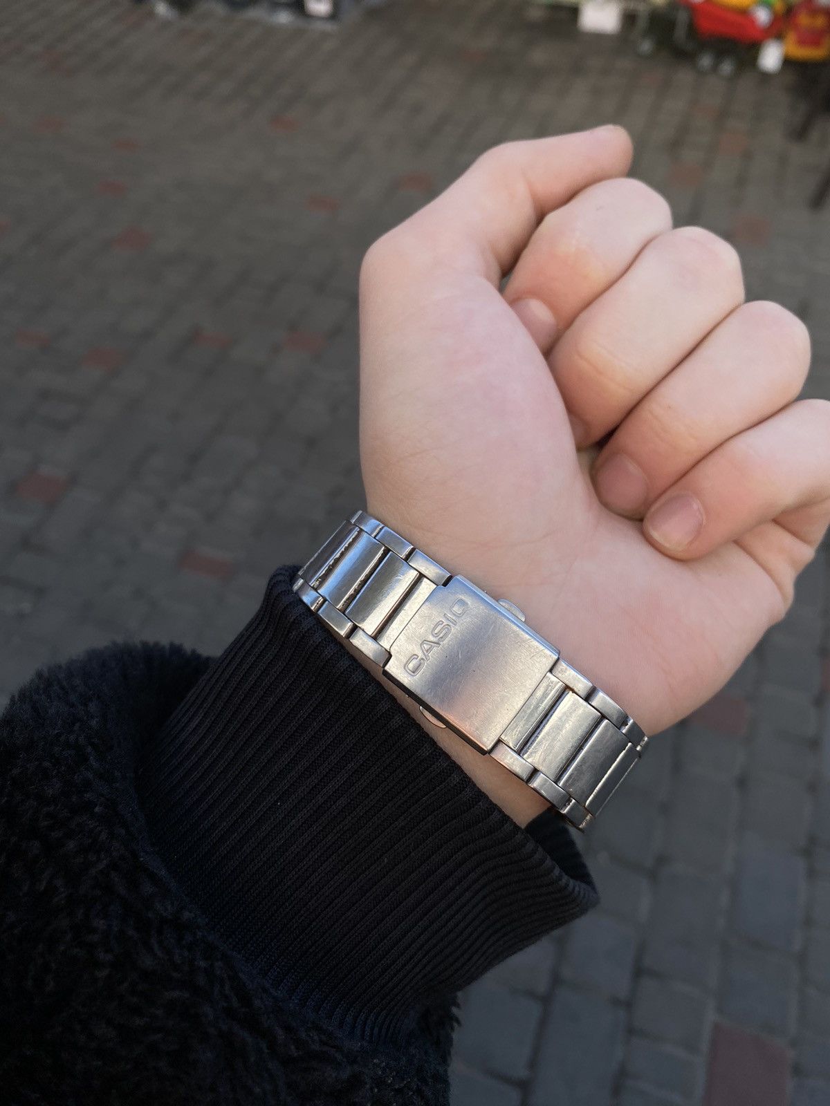 Casio Casio Vintage Rectangle Watch - Japanese Brand Size ONE SIZE - 4 Thumbnail
