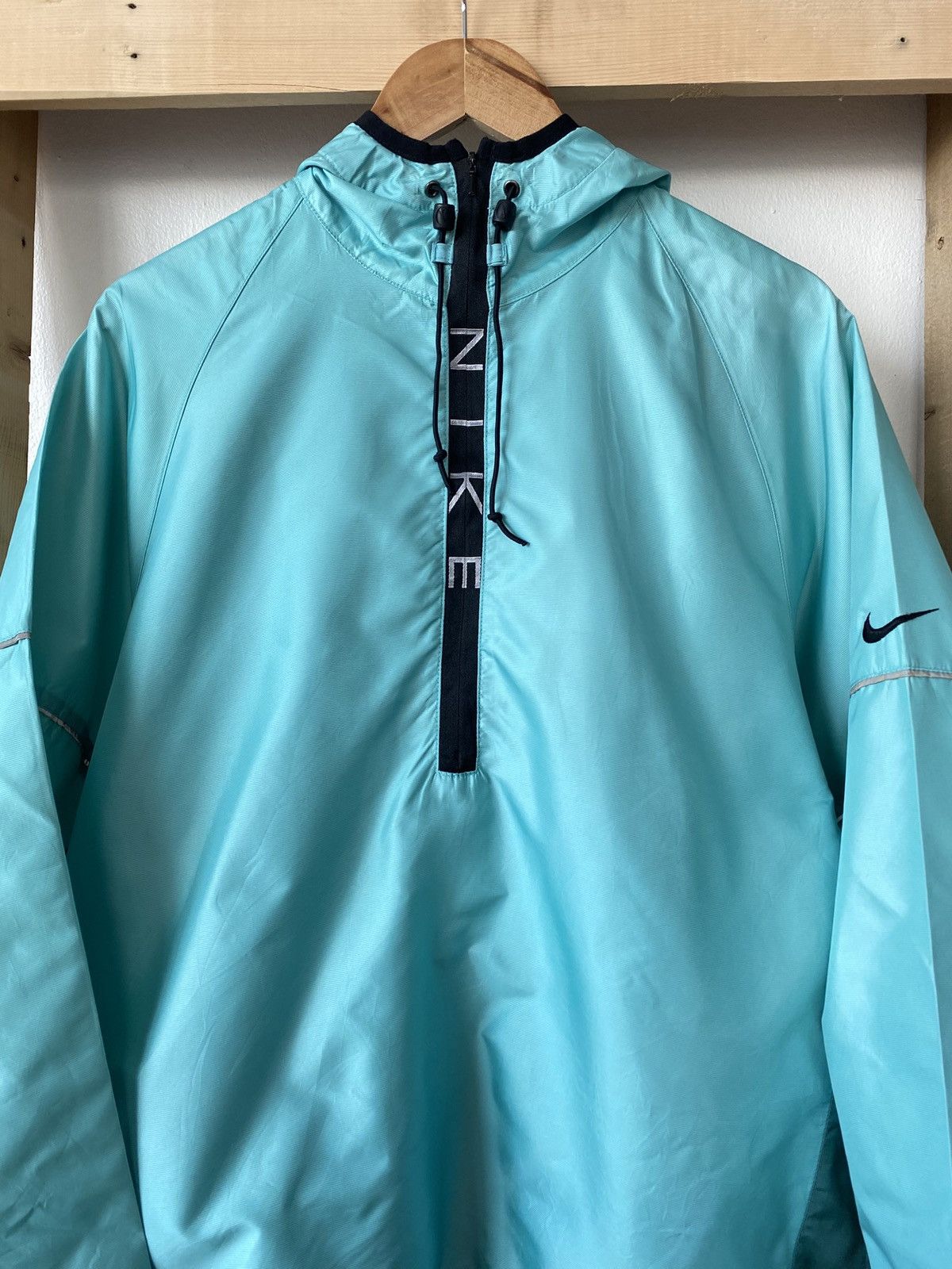 Nike ACG Vintage 90’s Blue Nike Half Zip Anorak Jacket Size US L / EU 52-54 / 3 - 3 Thumbnail