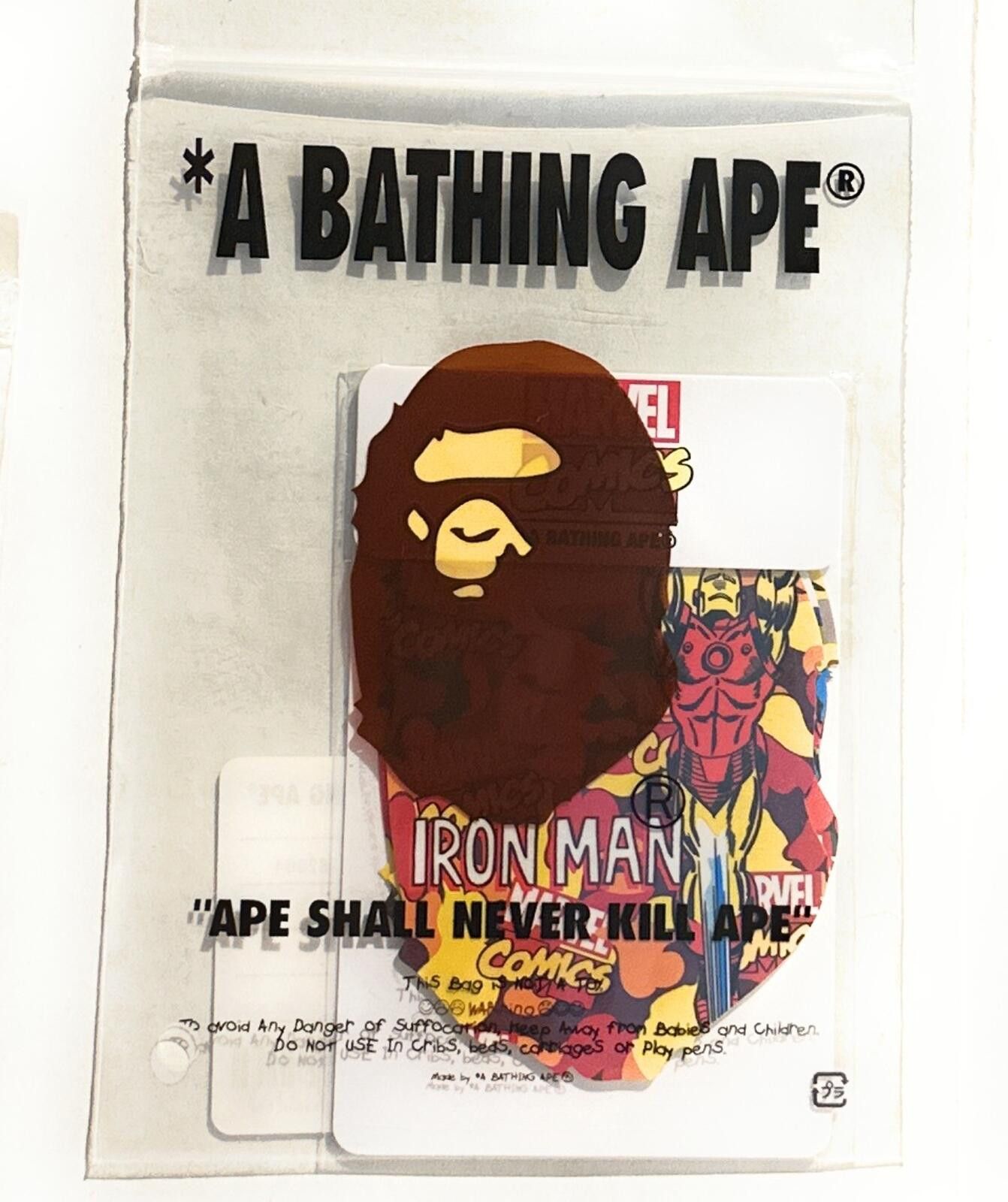 Bape BAPE x MARVEL Bape Head Limited Edition Sticker Set Size ONE SIZE - 2 Thumbnail