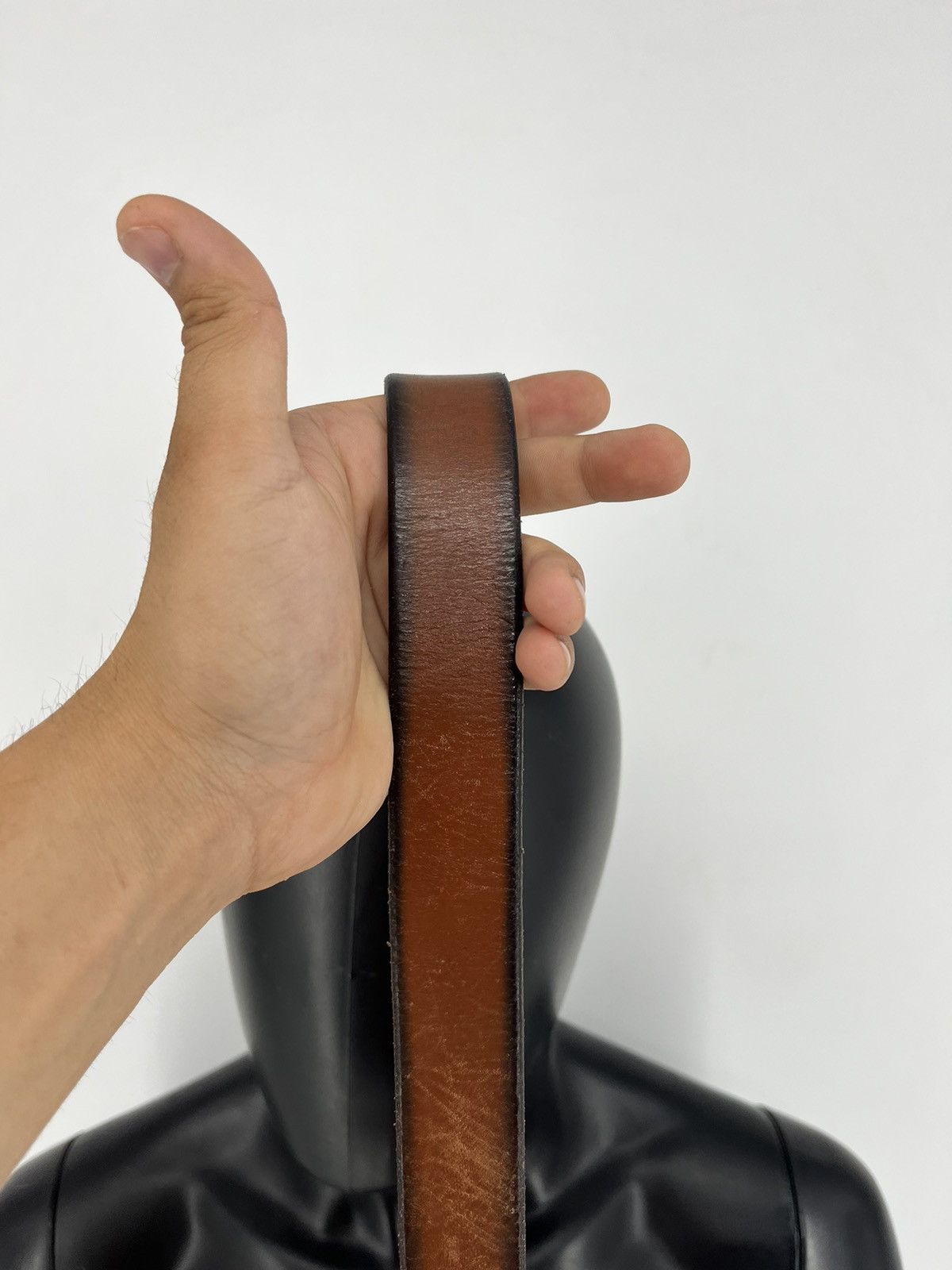 Ralph Lauren Vintage Polo Ralph Lauren Belt Brown Leather RRL 28 Small US Size 38 - 7 Thumbnail