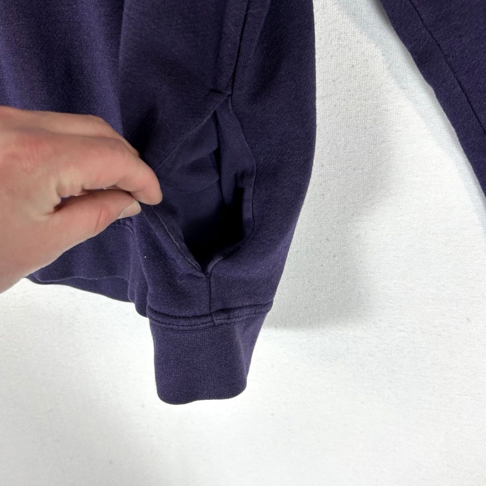 Nike Nike Hoodie Women's Large Purple Long Sleeve Pullover Mockneck Rally Sportswear Hoodie Size L / US 10 / IT 46 - 3 Thumbnail