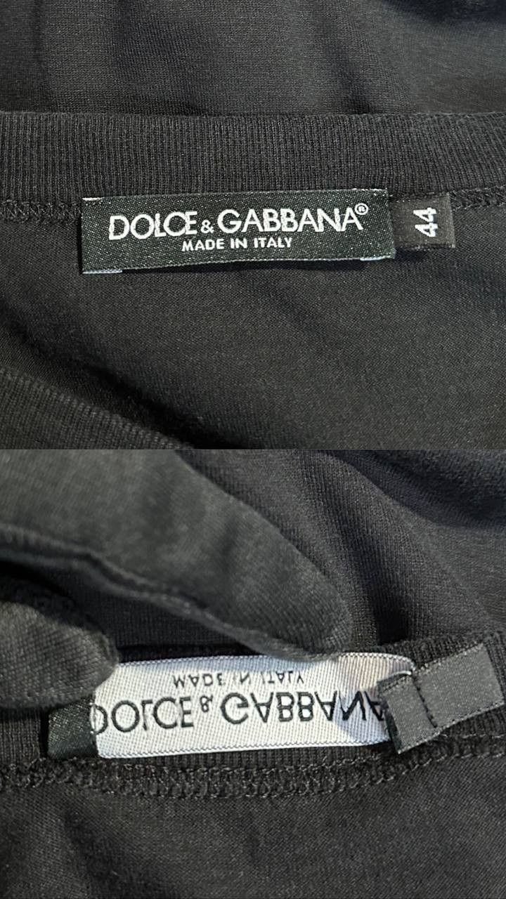 Dolce & Gabbana Dolce&Gabbana Classic basic Womens t shirt V-Neck Top Size M / US 6-8 / IT 42-44 - 9 Thumbnail