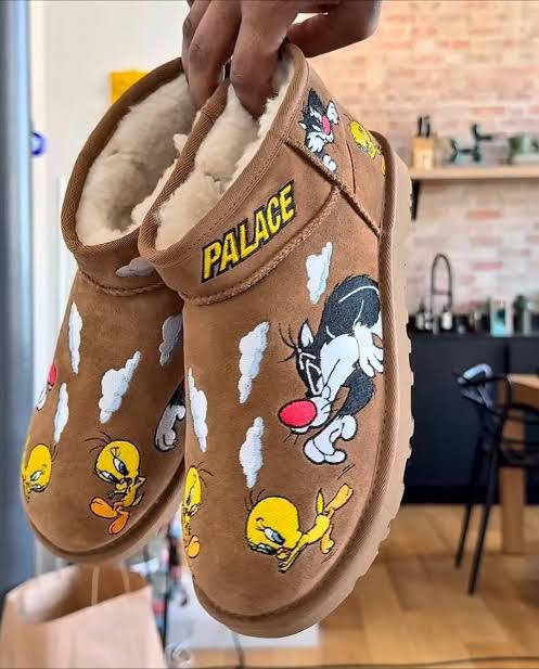 Palace x Looney Tunes x Ugg Classic Ultra Mini Boot Chestnut