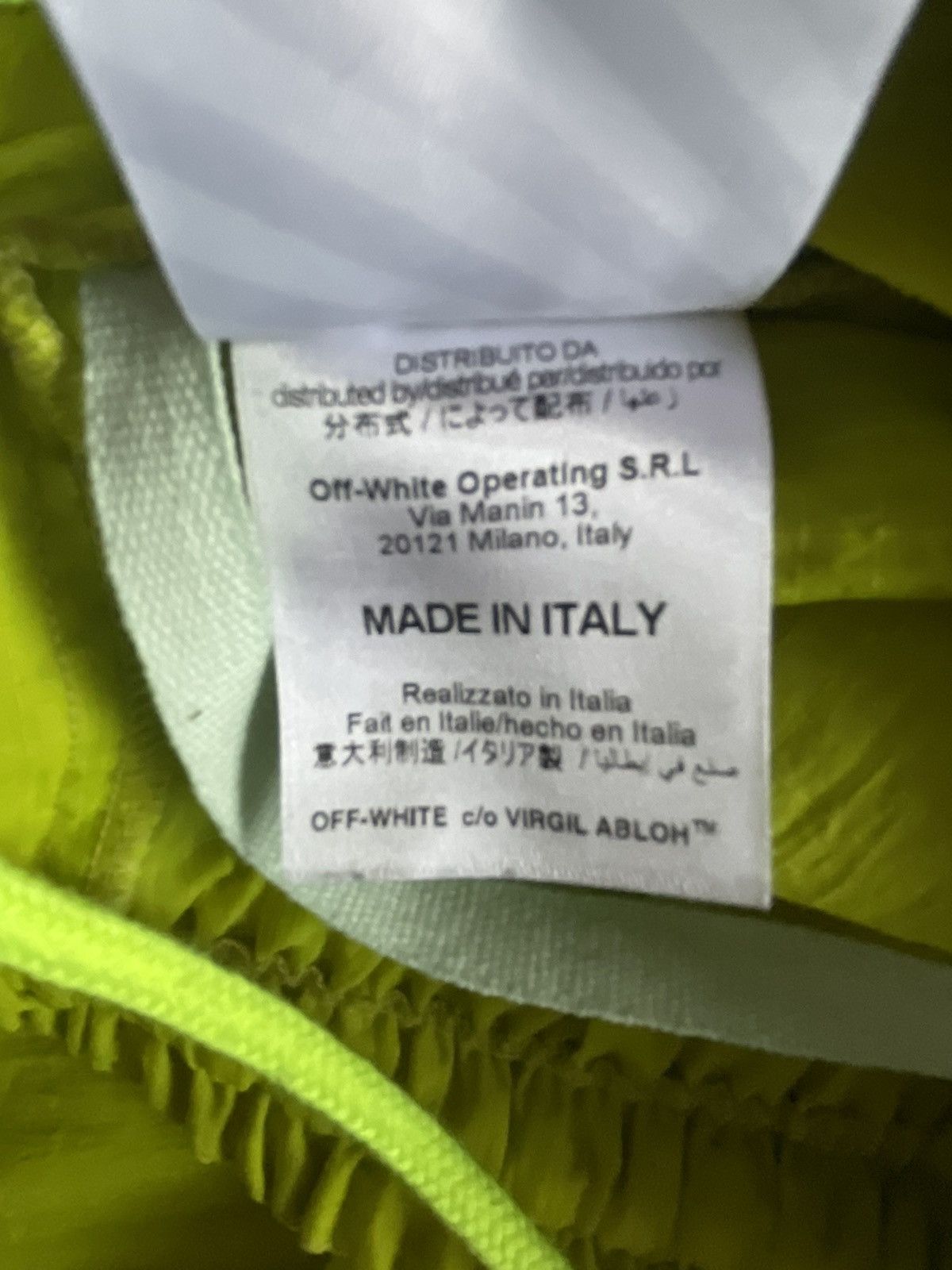 Off-White × Umbro Neon Track Pants Size US 34 / EU 50 - 7 Thumbnail
