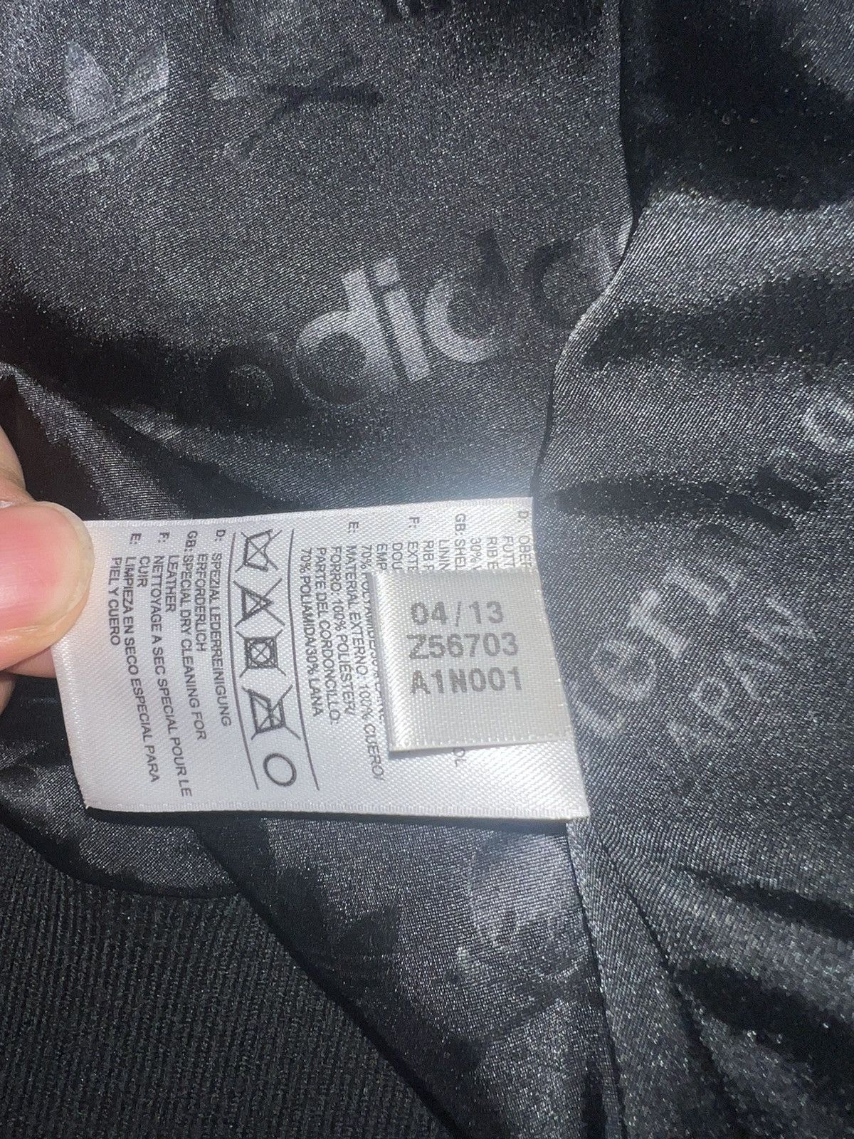 Adidas × Mastermind Japan Mastermind Japan x Adidas firebird leather varsity jacket Size US M / EU 48-50 / 2 - 9 Thumbnail