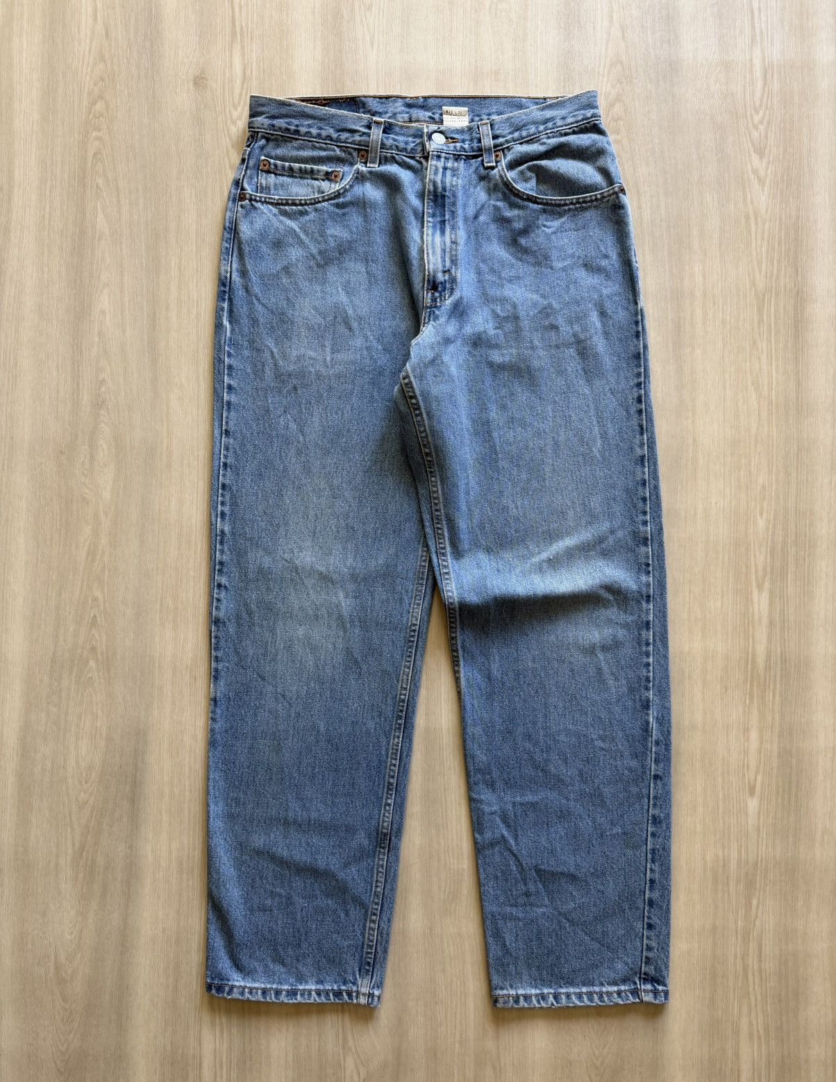 Levi's Vintage Y2K 00 Levis 550 Red Tab Relaxed Fit 33x32 *32x31 Size US 32 / EU 48 - 4 Thumbnail