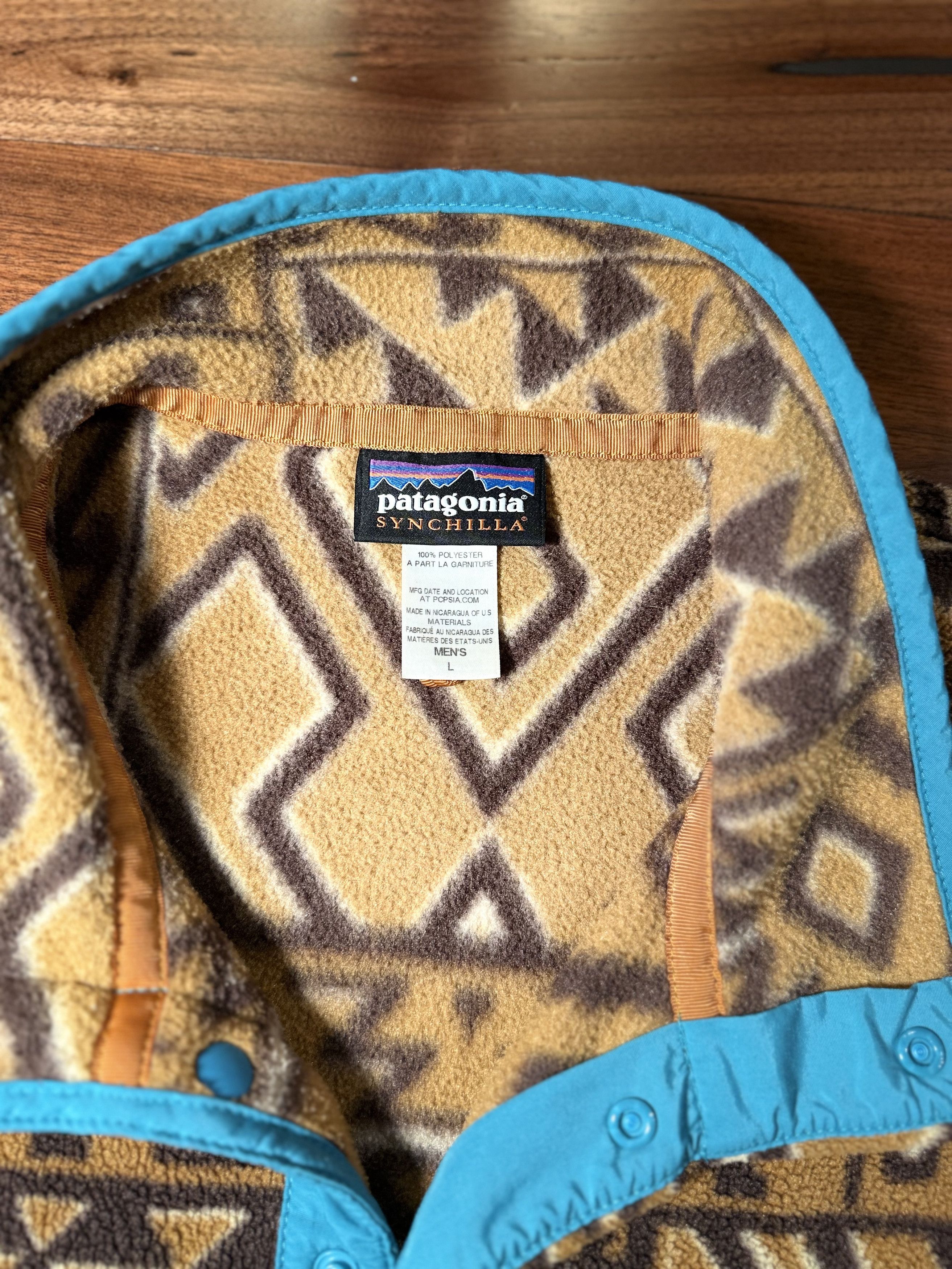 Patagonia Patagonia Synchilla Snap-T Aztec Geo Montana Siete Large Size US L / EU 52-54 / 3 - 4 Thumbnail