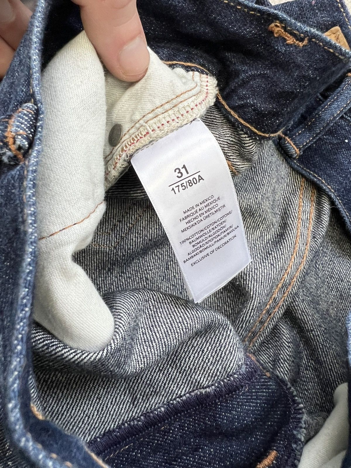 Denim & Supply Ralph Lauren × Polo Ralph Lauren × Vintage Vintage Denim & Supply RL Slim Distressed Denim Jeans 36×30 Size US 31 - 12 Thumbnail