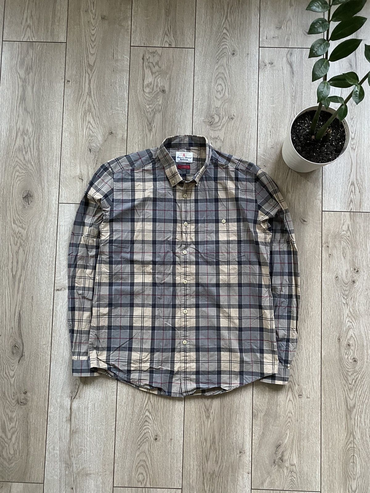 Barbour Barbour Plaib Shirt Size Medium Size US M / EU 48-50 / 2 - 1 Thumbnail