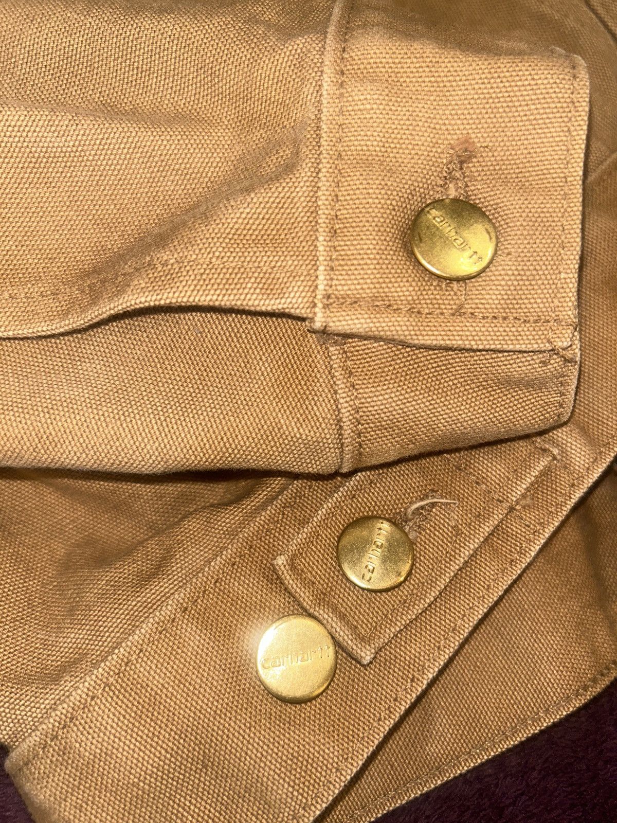 Carhartt Carhartt Jacket with Brown Corduroy Collar Size US XL / EU 56 / 4 - 4 Thumbnail