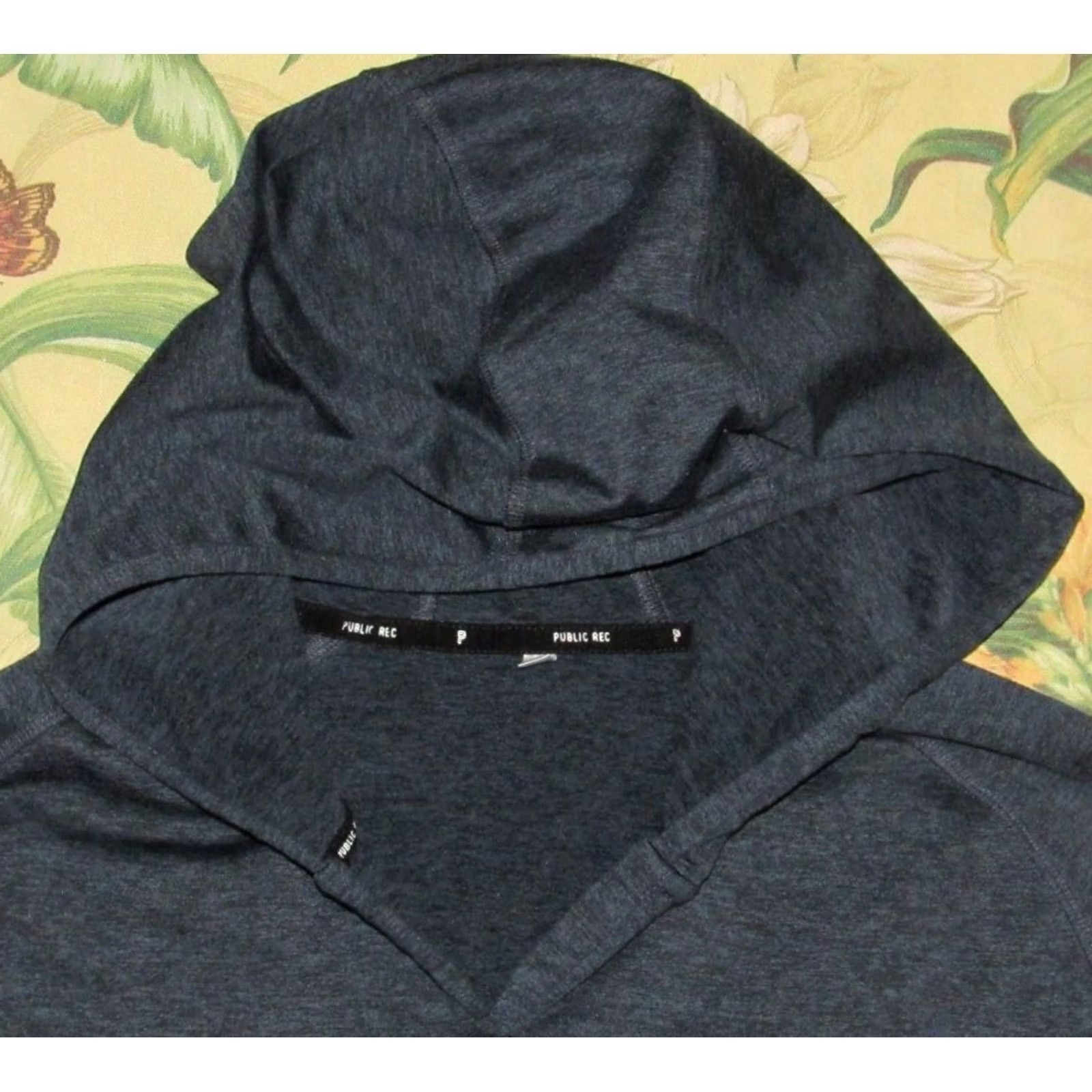 Vintage PUBLIC REC Navy Blue Go To Performance Hoodie XL Mens Pullover Sweatshirt Size US XL / EU 56 / 4 - 2 Thumbnail