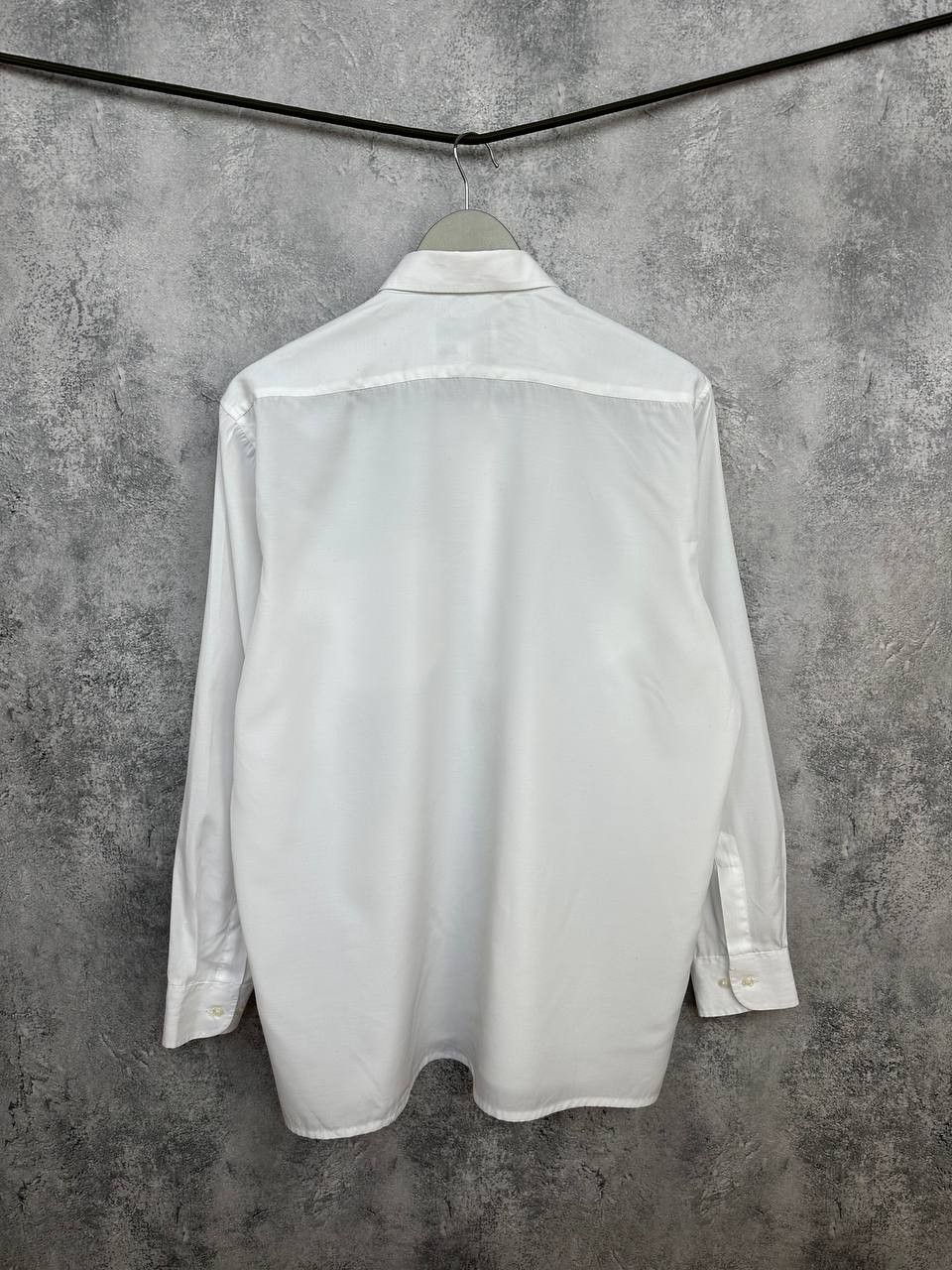 Givenchy Givenchy Gentleman Vintage Button Up Shirt Poplin White LS Size US M / EU 48-50 / 2 - 2 Thumbnail