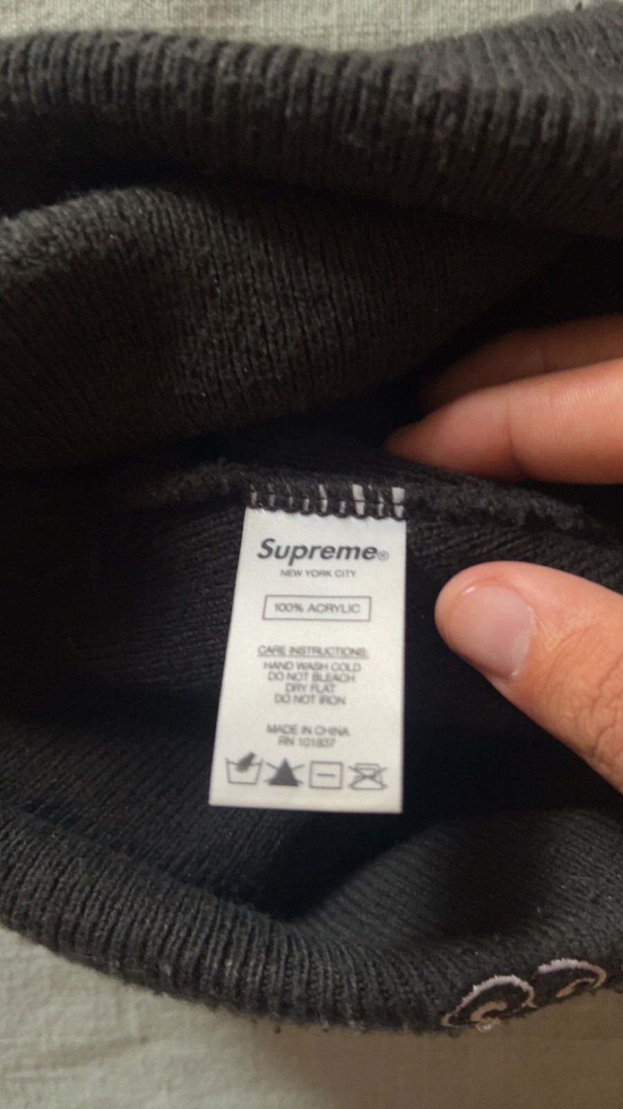 Supreme supreme rhinestone beanie Size ONE SIZE - 3 Thumbnail