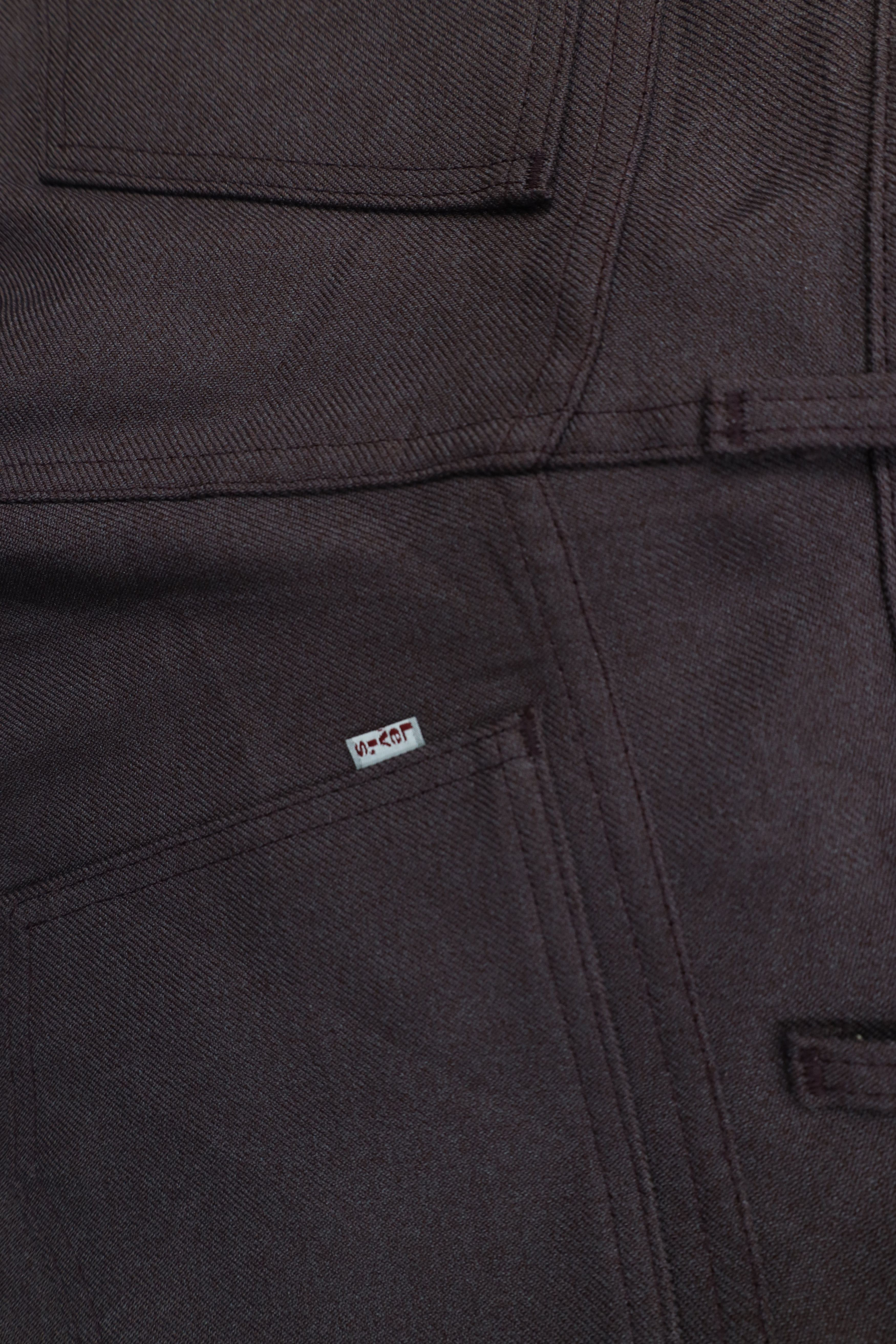 Levi's Vintage 90s Levis Wide Leg Chino Pants Trousers Purple USA Size US 33 - 14 Thumbnail