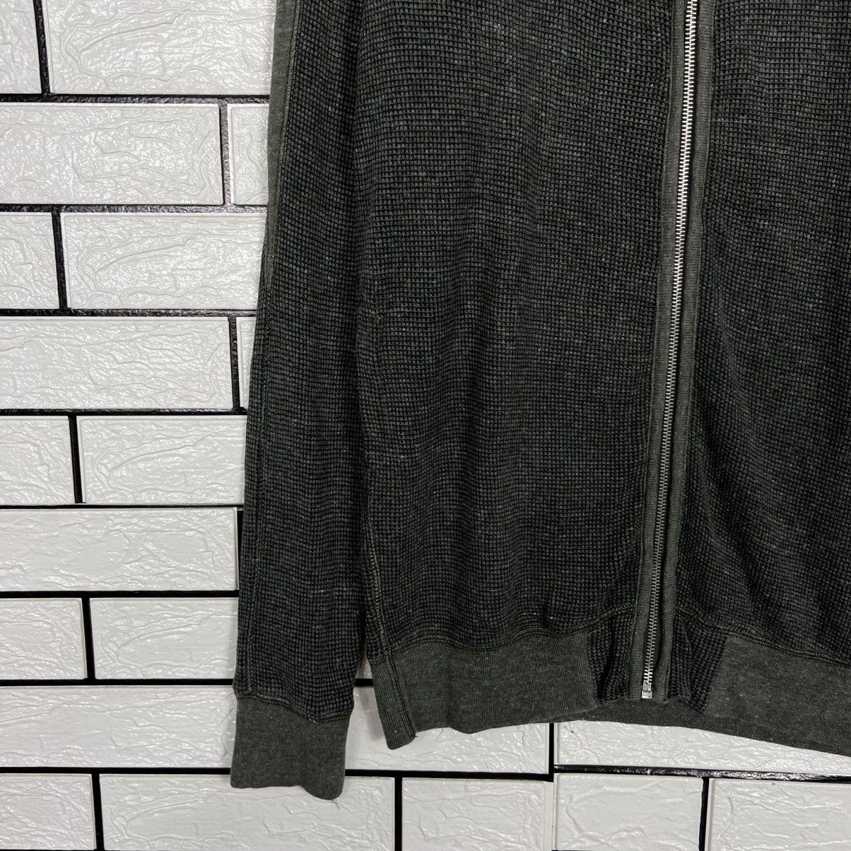 Diesel DIESEL Waffle Pattern Stand Collar Sweater Jacket #4082-C186 Size US S / EU 44-46 / 1 - 5 Thumbnail