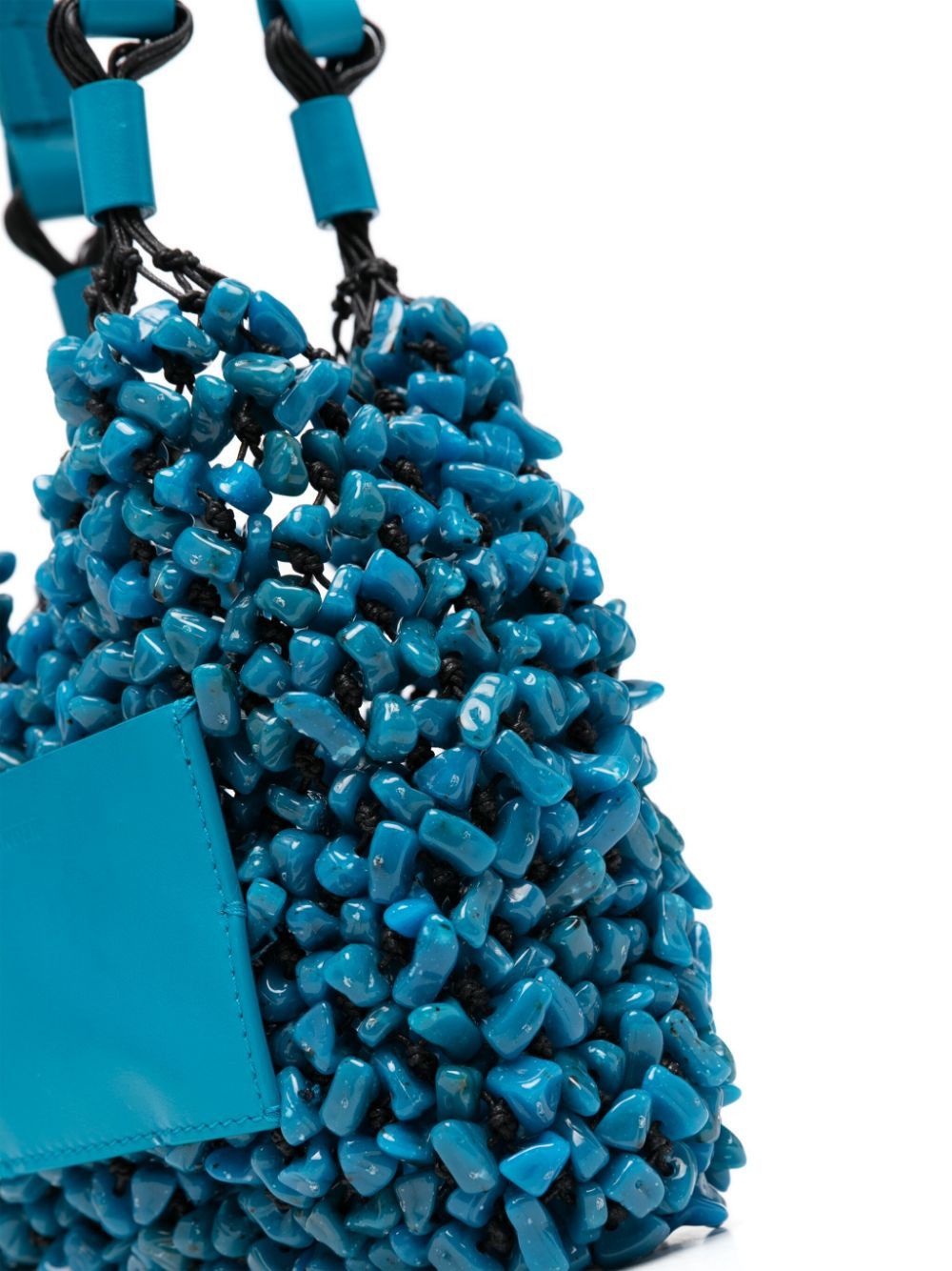 Jil Sander o1loc1c1124 Size: OS/ Small Beaded Tote Bag in Blue Size ONE SIZE - 5 Thumbnail