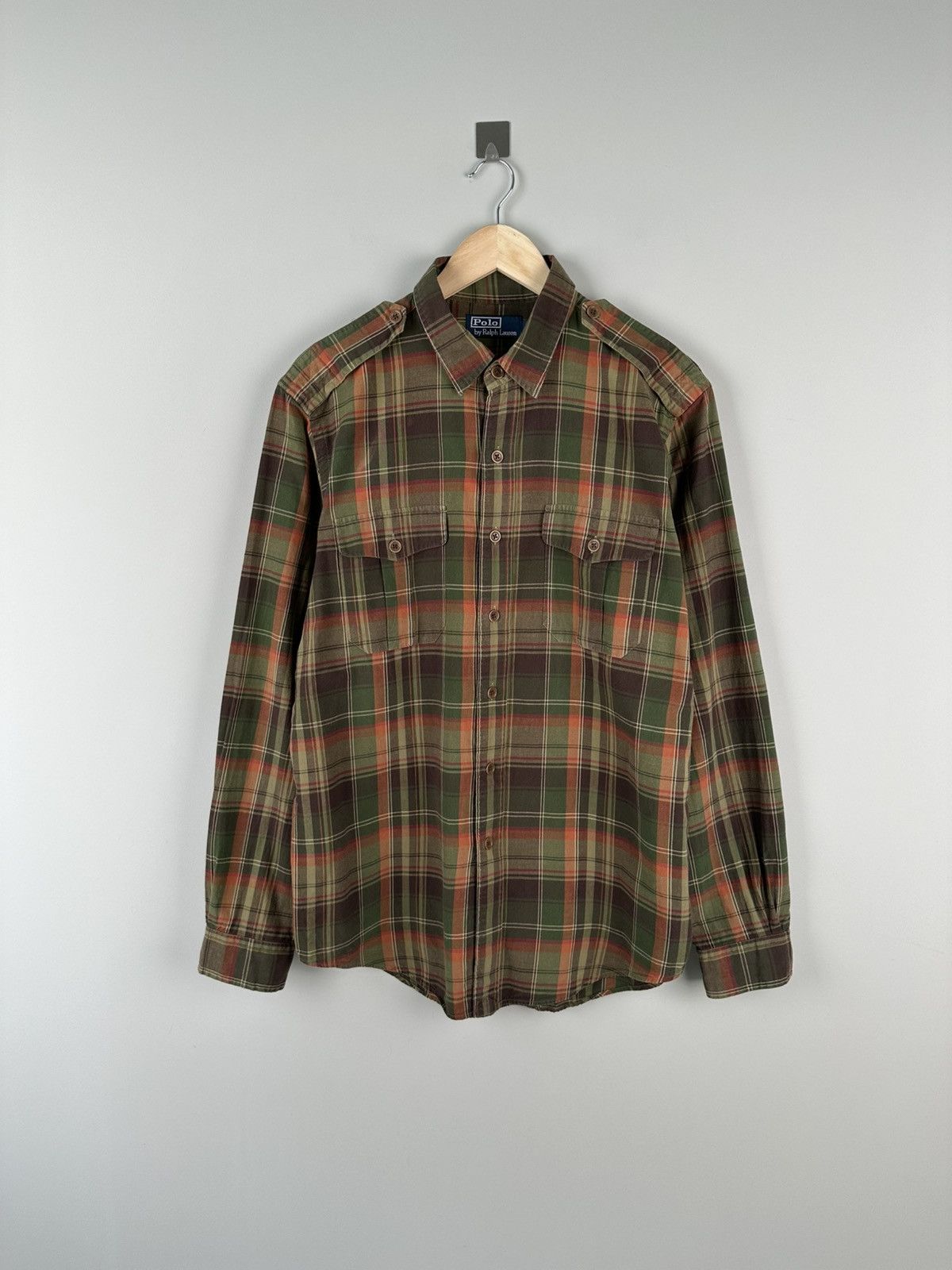 Polo Ralph Lauren × Vintage Vintage Y2k Polo Ralph Lauren Check Button Up Shirt Size US L / EU 52-54 / 3 - 2 Thumbnail