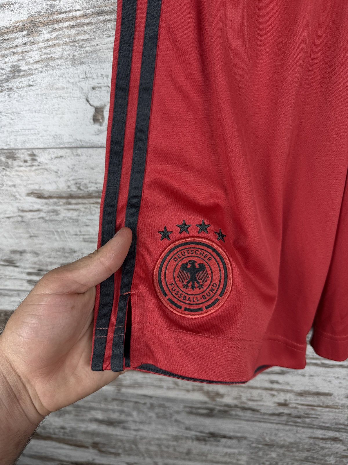 Adidas × Vintage Mens Vintage Adidas Deutscher soccer shorts Germany Size US 30 / EU 46 - 2 Thumbnail