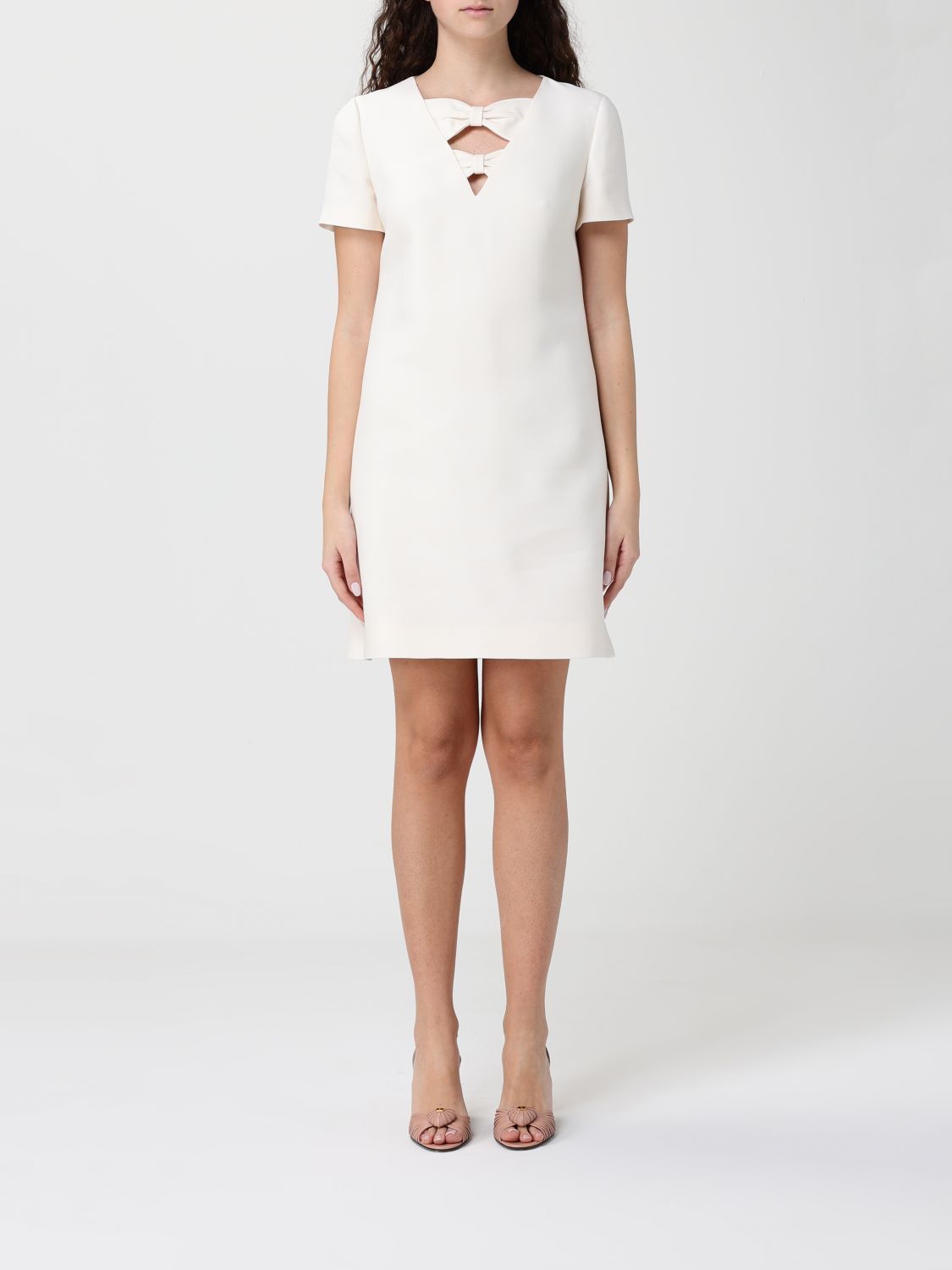 Valentino Valentino Dress Woman Ivory Size M / US 6-8 / IT 42-44 - 1 Thumbnail