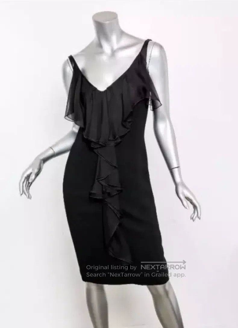 Valentino Valentino Silk ruffled slip dress Size M / US 6-8 / IT 42-44 - 4 Thumbnail