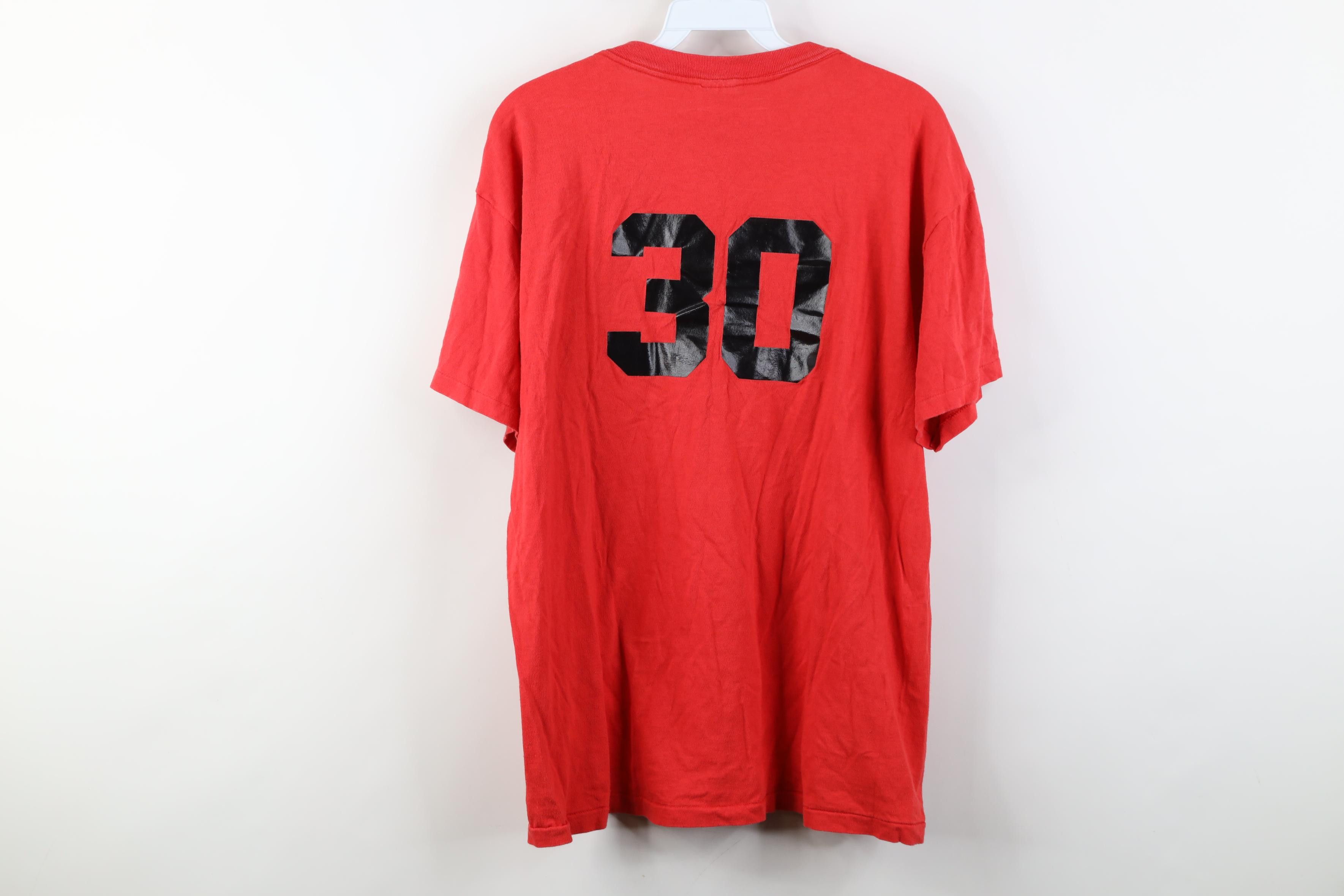 Nike Vintage 80s 90s Nike Spell Out Short Sleeve T-Shirt Red USA Size US M / EU 48-50 / 2 - 13 Thumbnail