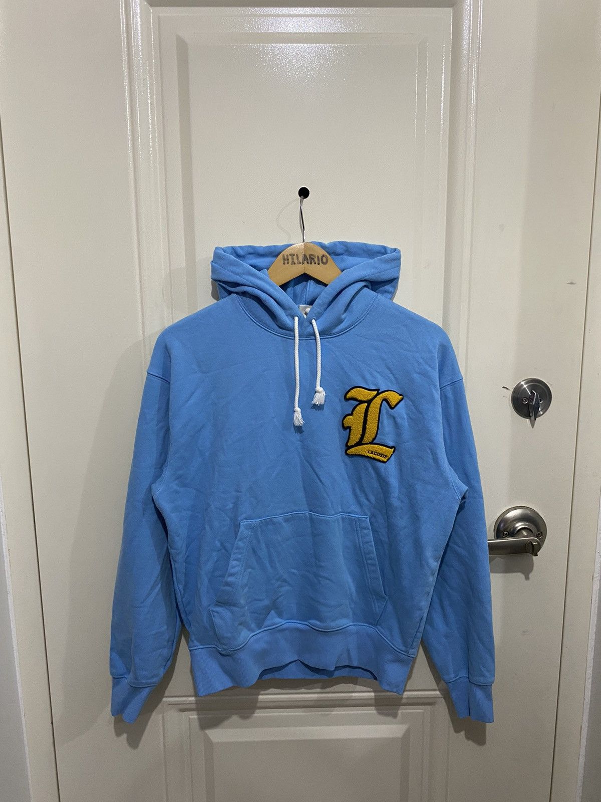 Lacoste Lacoste Big L Logo Hoodie Size US XS / EU 42 / 0 - 1 Thumbnail