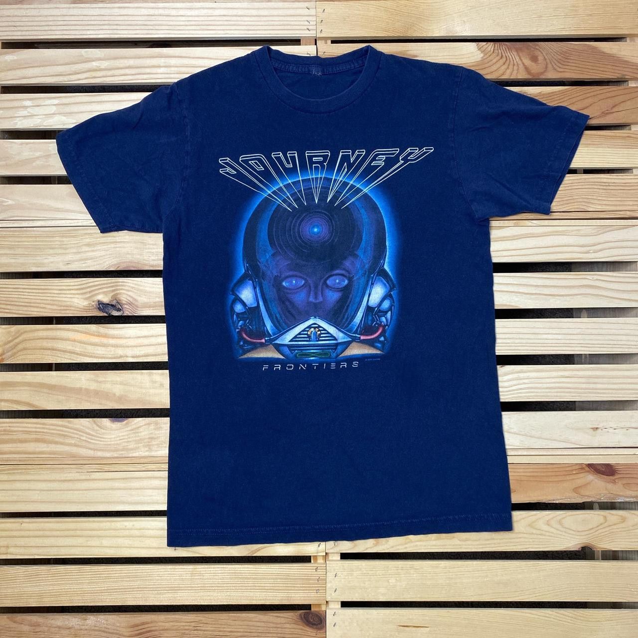 Other Vintage Journey 2006 Navy Blue Band Tee Size Medium Size US M / EU 48-50 / 2 - 1 Thumbnail