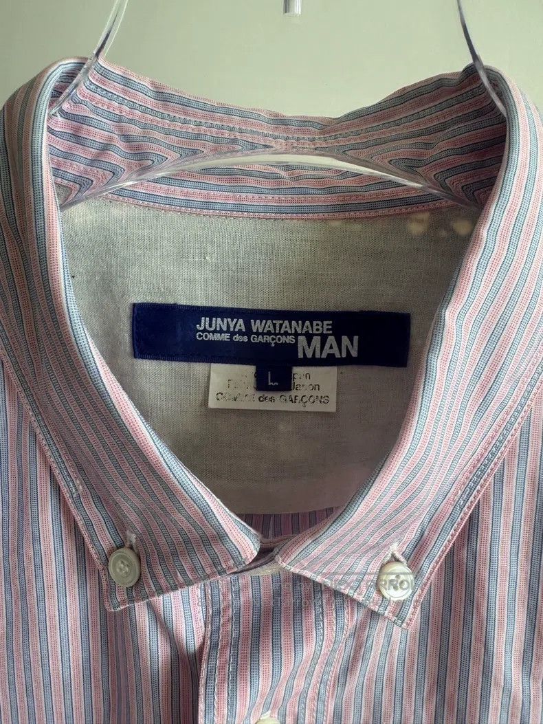 Junya Watanabe Junya Watanabe Pink Antique Fabric Patchwork Shirt Size US L / EU 52-54 / 3 - 3 Thumbnail