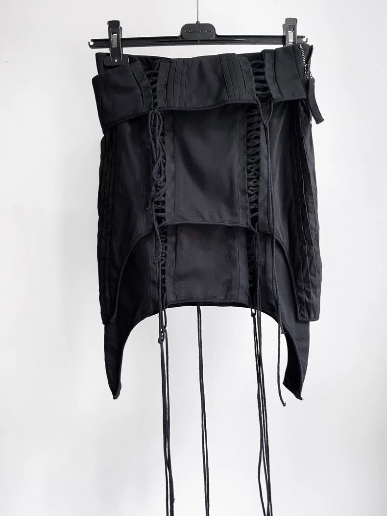 Helmut Lang size 018Re-edition 03aw pilot rope skirt 2501-N