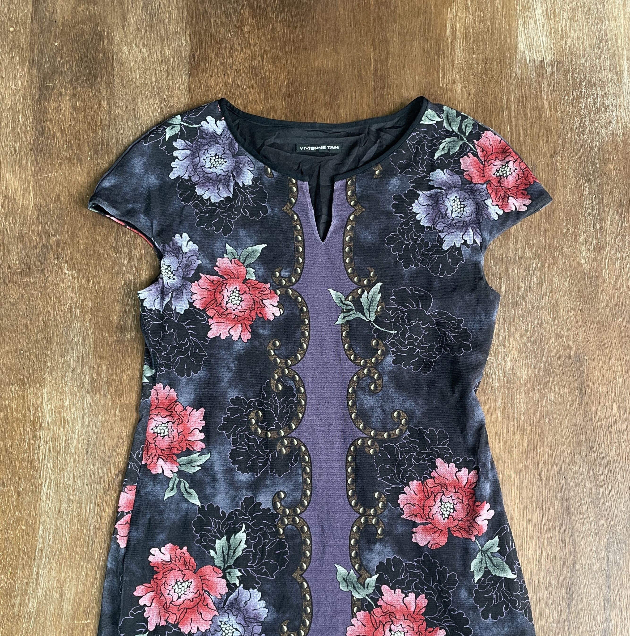 Vivienne Tam VIVIENNE TAM Flower Dress Size S / US 4 / IT 40 - 2 Thumbnail