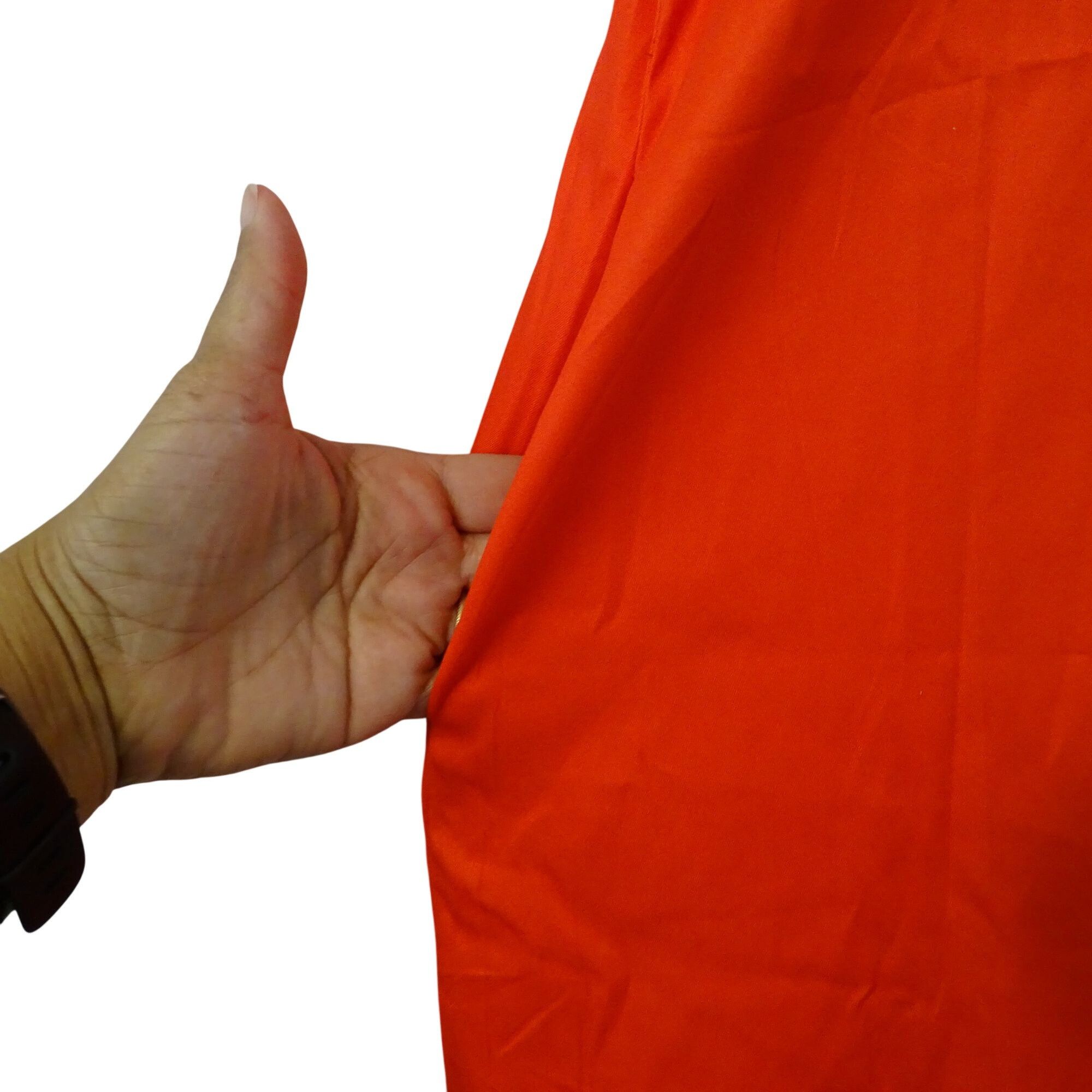 Other Fashion Orange Sleeveless Colorblock Midi Dress Size M Size M / US 6-8 / IT 42-44 - 3 Thumbnail